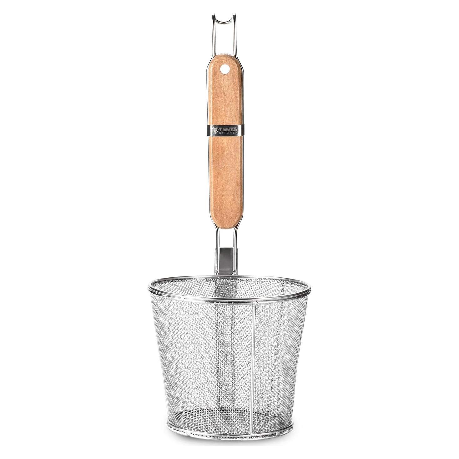 Cesta de Blanqueo de Fideos TENTA Kitchen 14 cm Acero Inoxidable