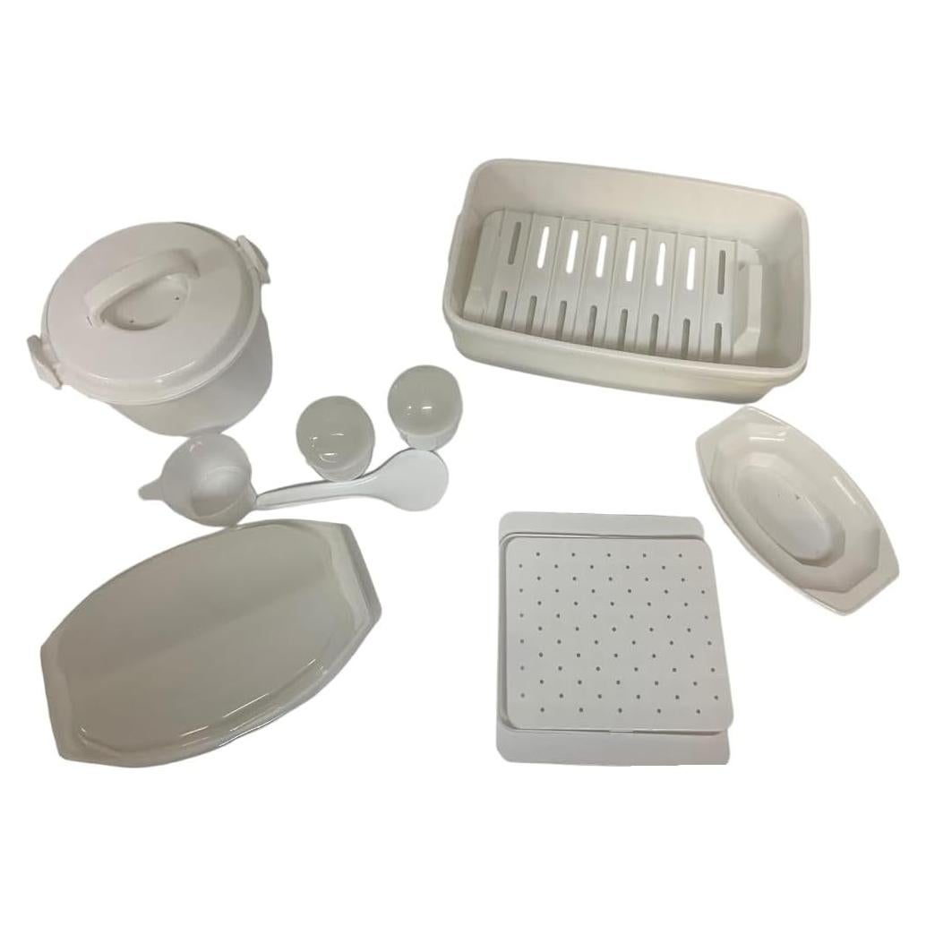 Kit de Cocina para Microondas TV Direct 90161 - Asador y Vaporera