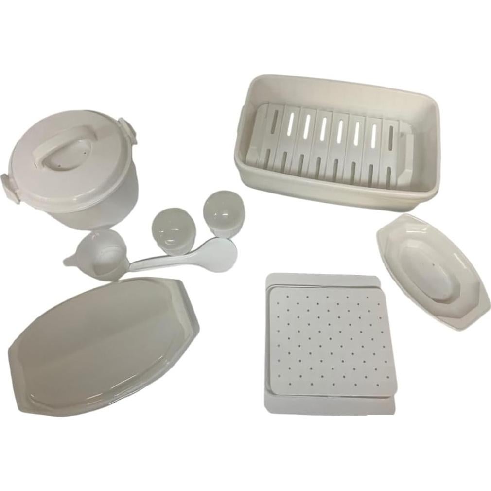Kit de Cocina para Microondas TV Direct 90161 - Asador y Vaporera