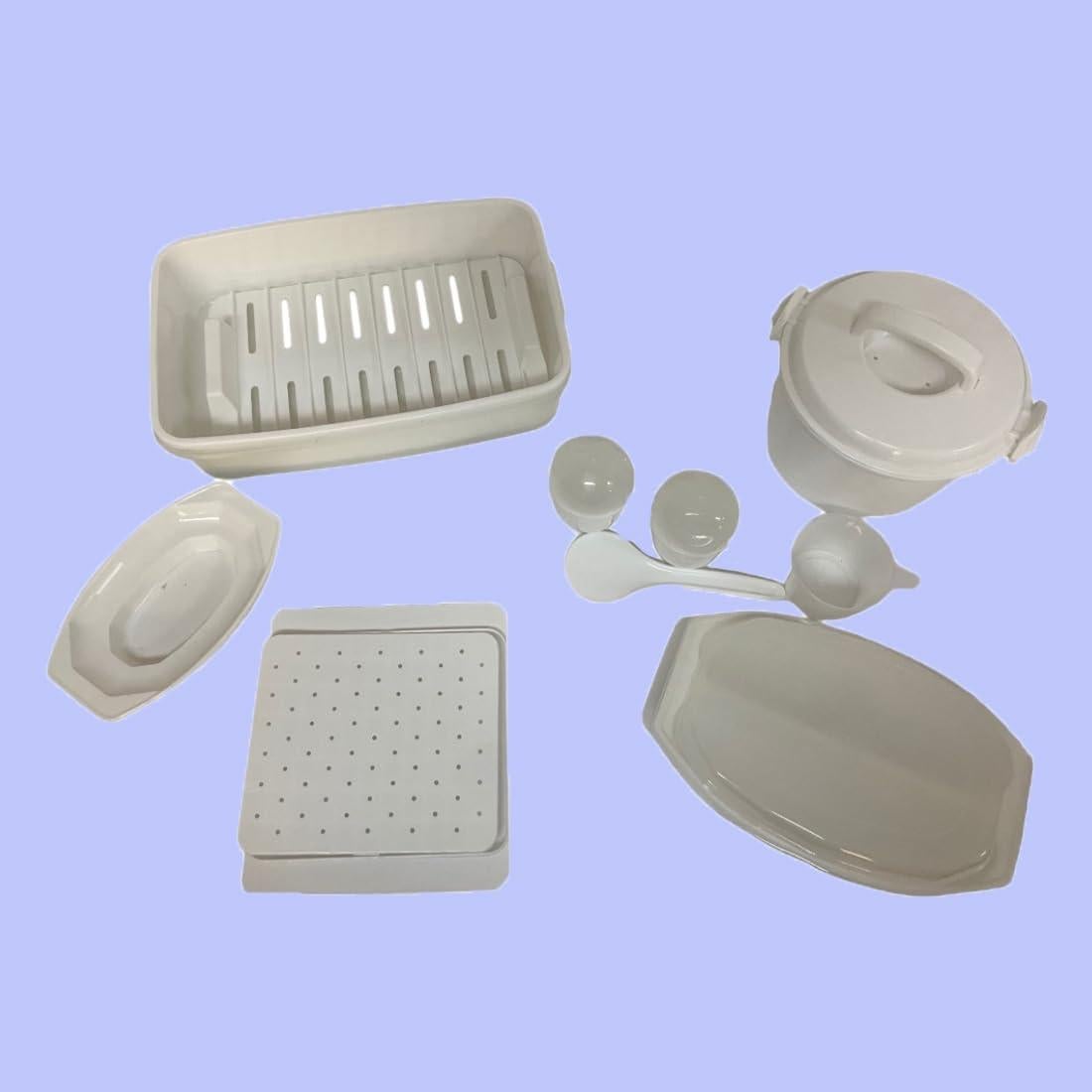 Kit de Cocina para Microondas TV Direct 90161 - Asador y Vaporera