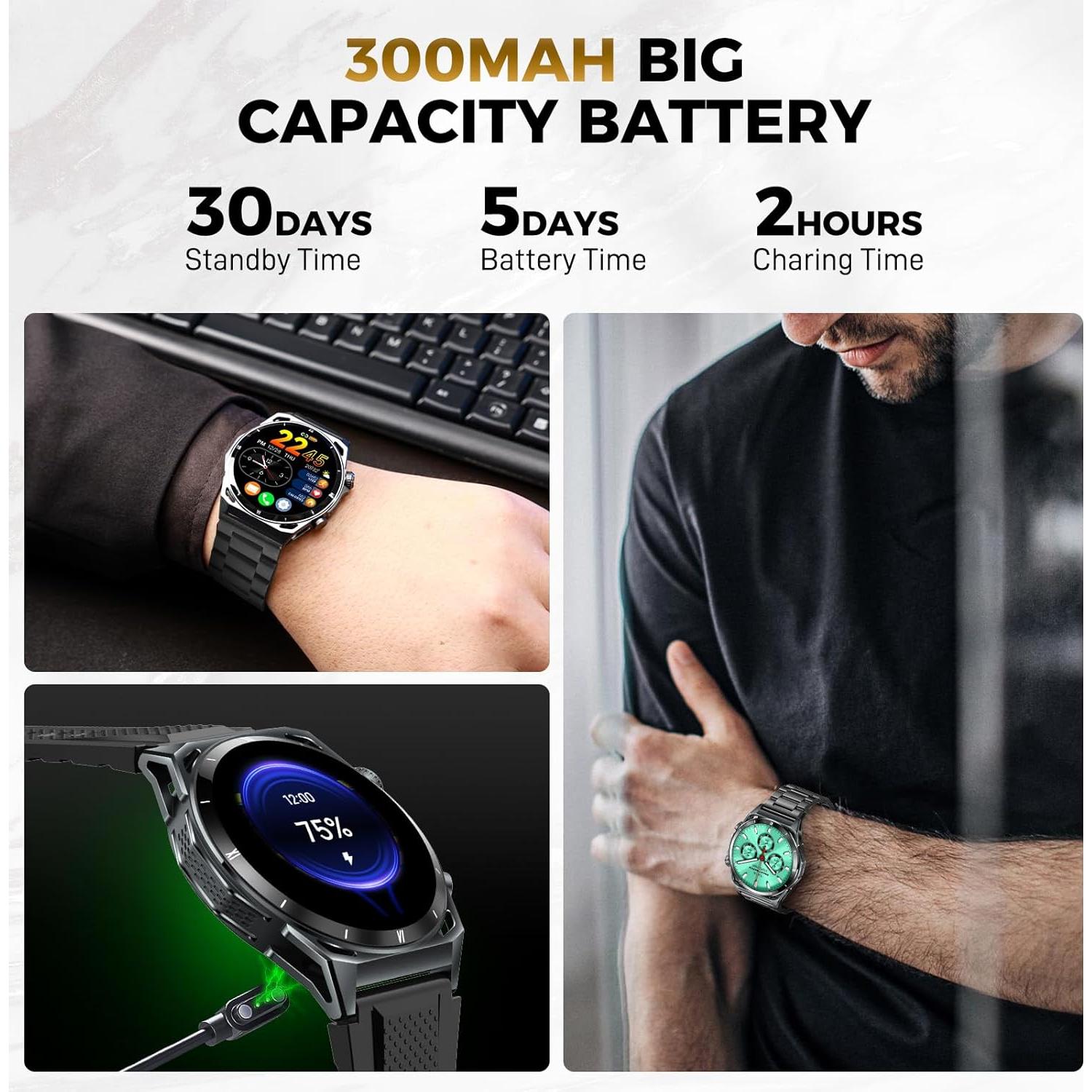 Reloj Inteligente EIGIIS KE6 1.43'' AMOLED Fitness IP68