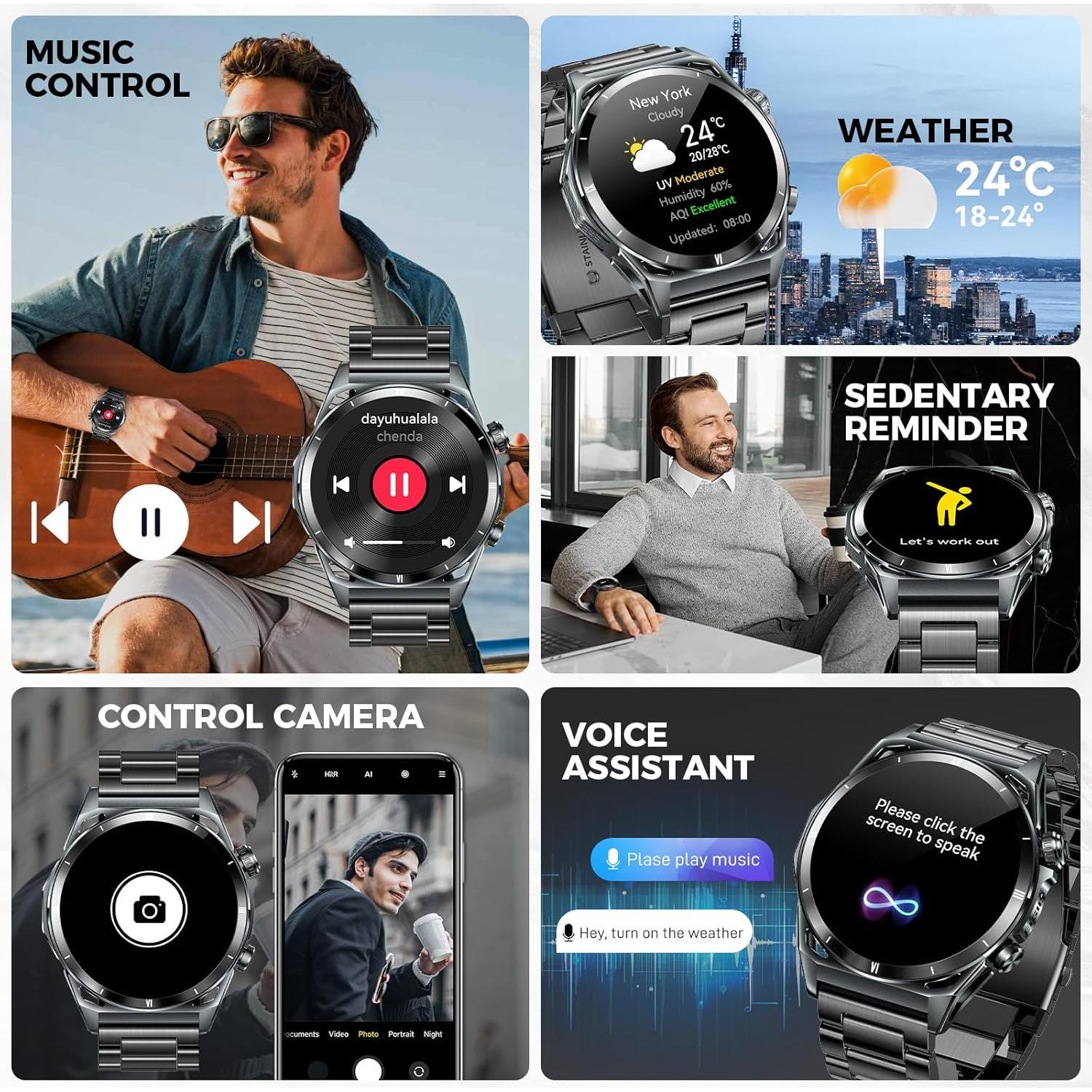 Reloj Inteligente EIGIIS KE6 1.43'' AMOLED Fitness IP68