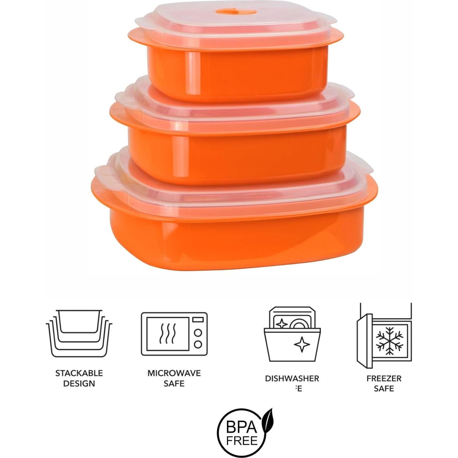 Juego de Utensilios de Cocina Reston Lloyd 6 Piezas Naranja