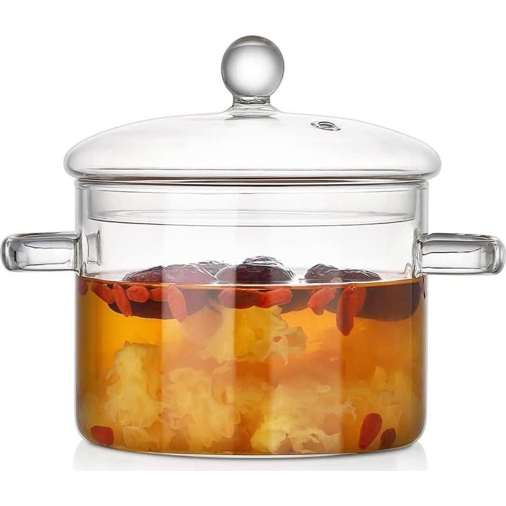 Cacerola de vidrio Thsinde 2300ml apta para microondas