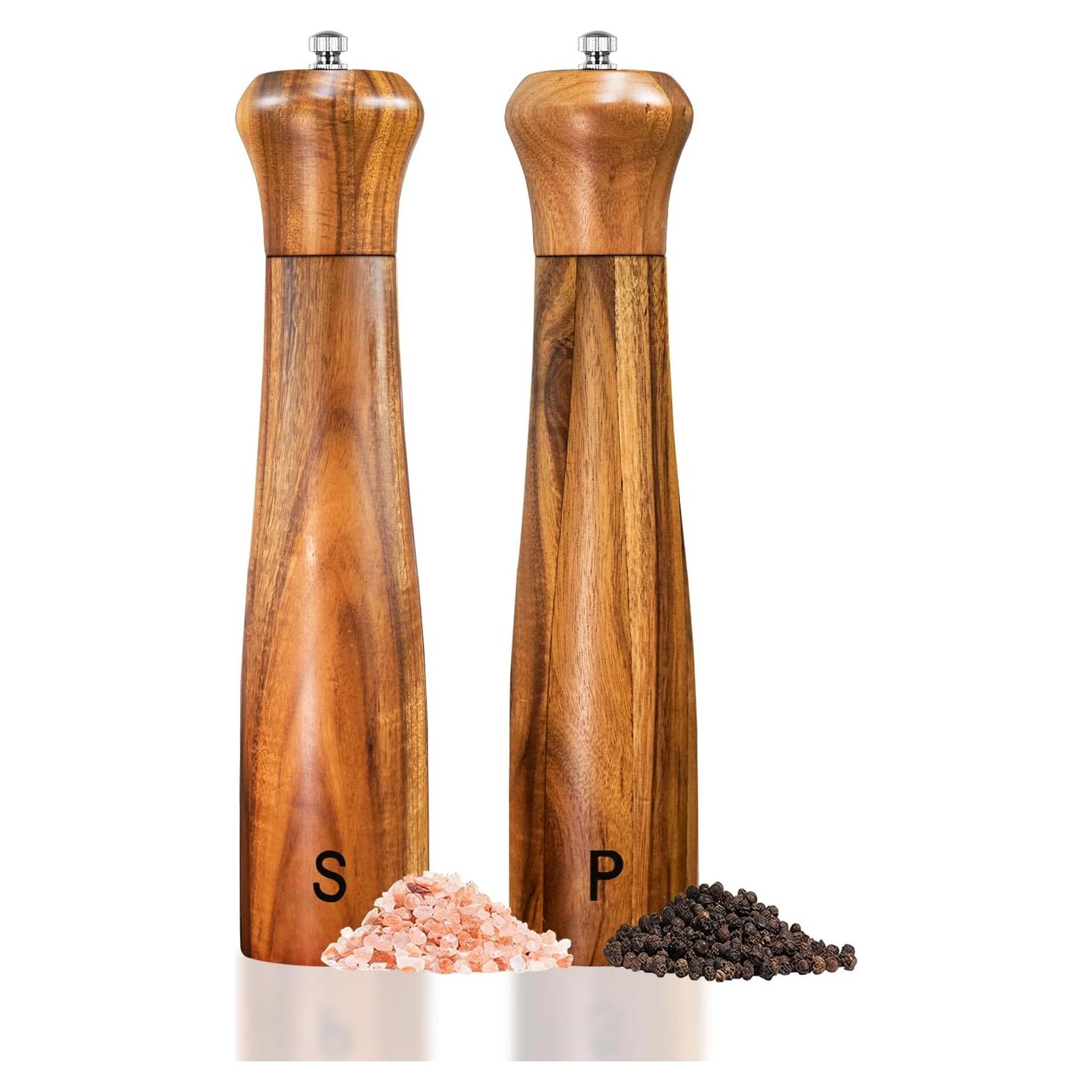 Juego de Molinillos de Sal y Pimienta Haomacro 25,4 cm