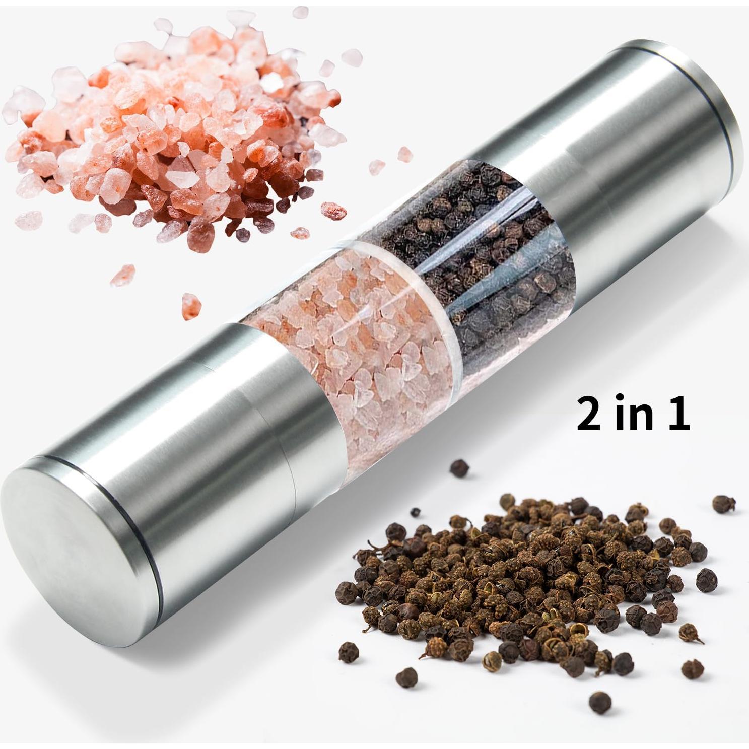 Molino de Sal y Pimienta Dsoar Acero Inoxidable 18 cm