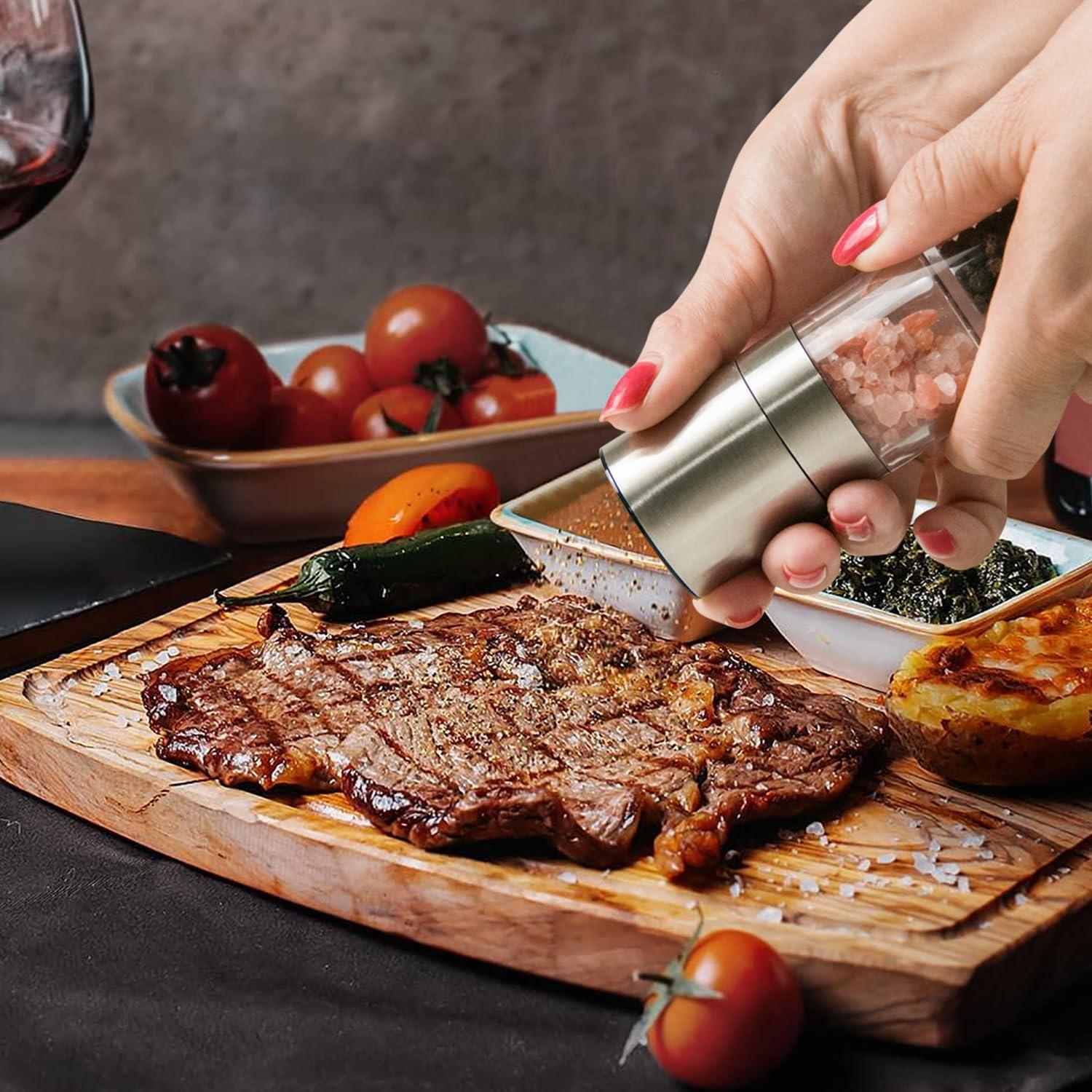 Molino de Sal y Pimienta Dsoar Acero Inoxidable 18 cm