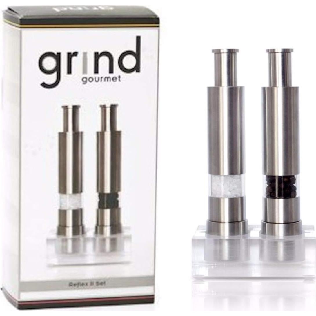 Juego de Molinillos de Sal y Pimienta Grind Gourmet 85g