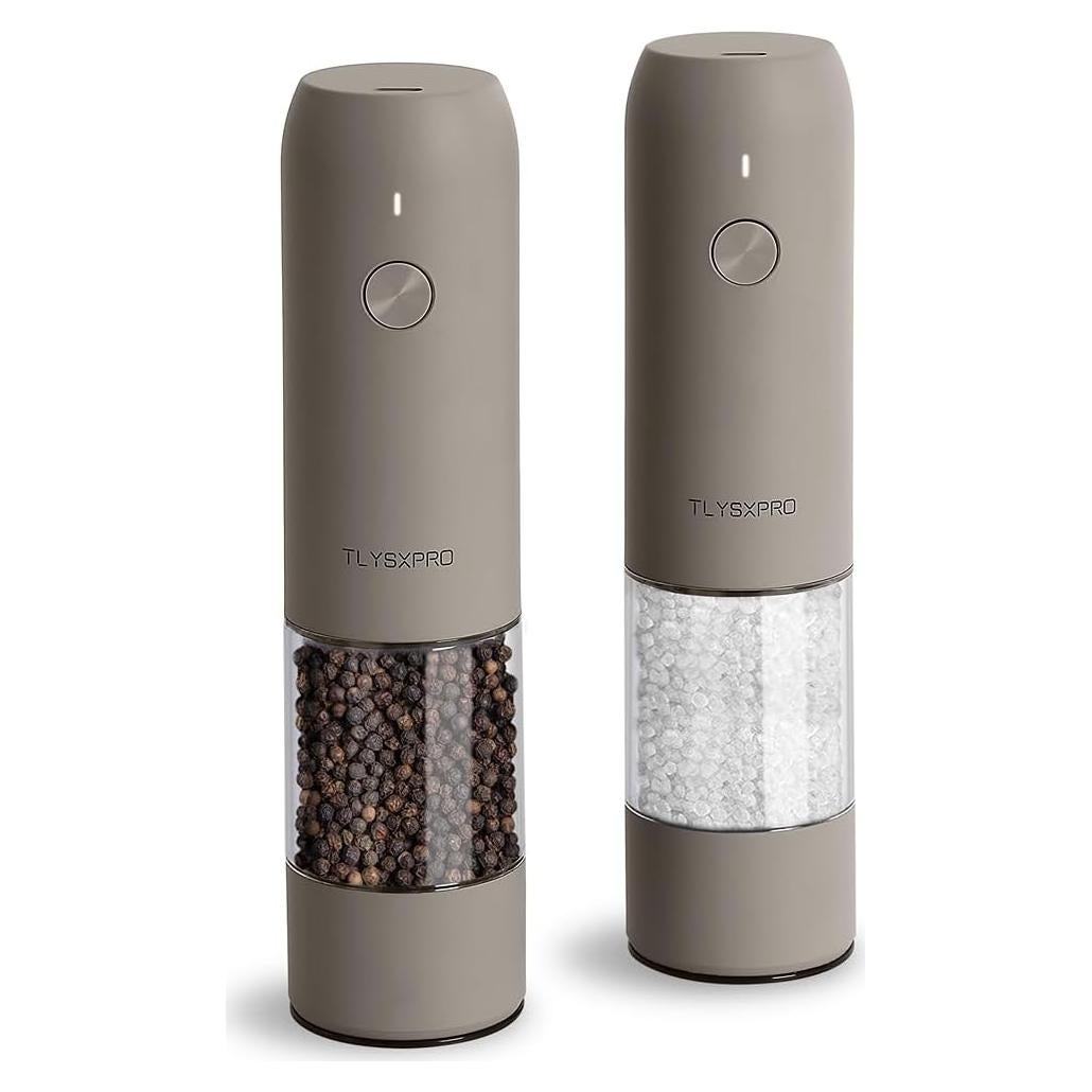 Juego de Molinillos Eléctricos TLYSXPRO Recargables USB 2 Pzs