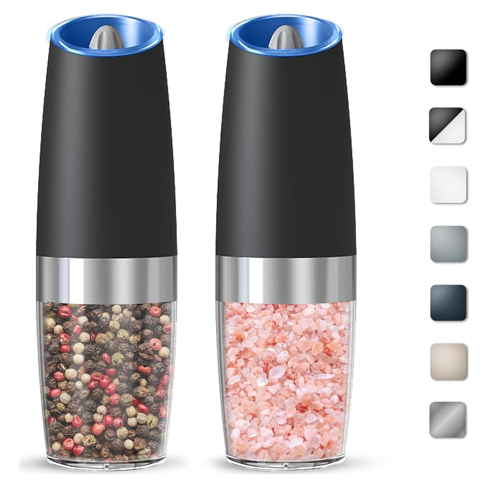 Juego de Molinillos Eléctricos de Sal y Pimienta Kiaryuoll