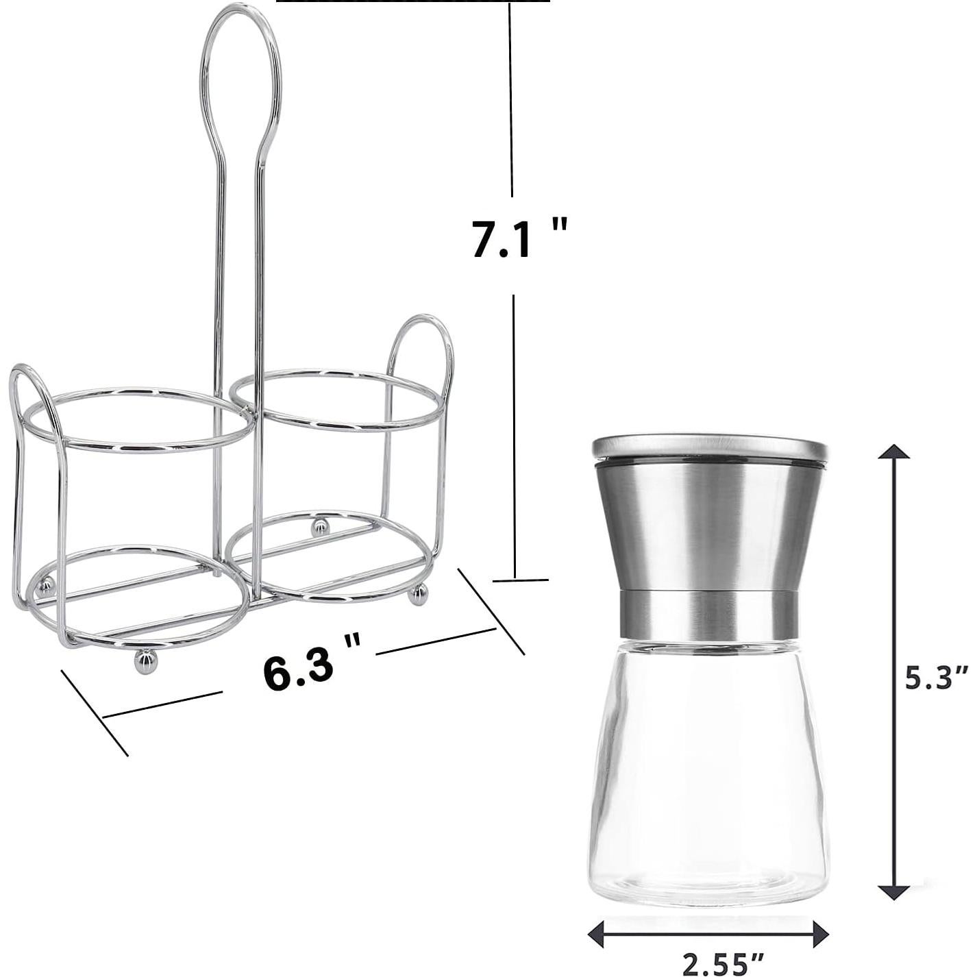 Juego de Molinillos de Sal y Pimienta Mincham Acero Inoxidable