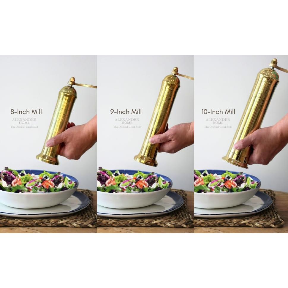Molino de Sal Manual Alexander Home Latón 20 cm