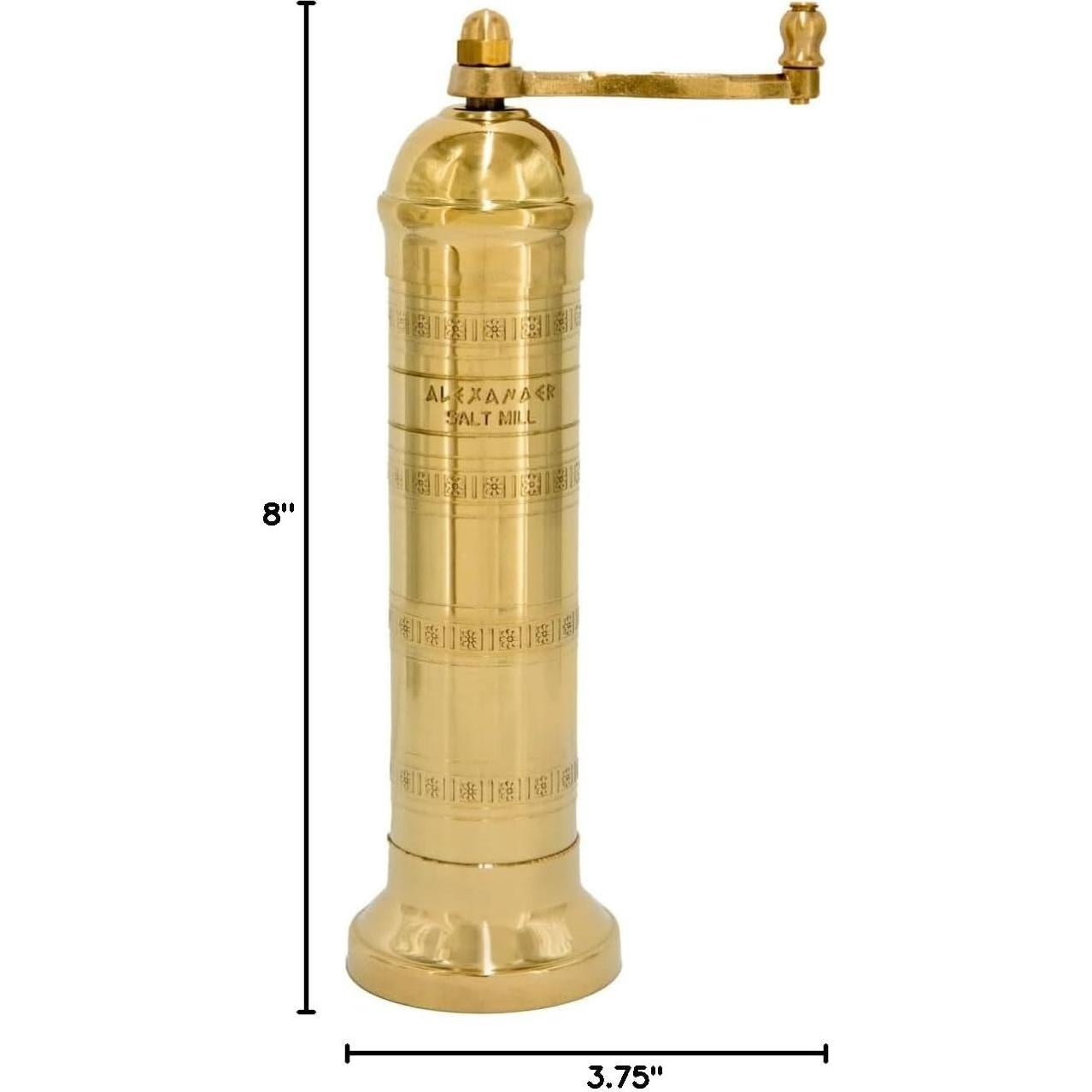 Molino de Sal Manual Alexander Home Latón 20 cm