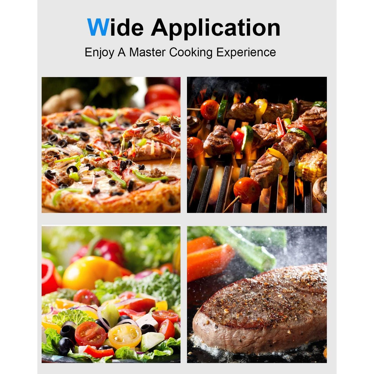 Molino de Pimienta y Sal TooWoom de Madera 20 cm Ajustable