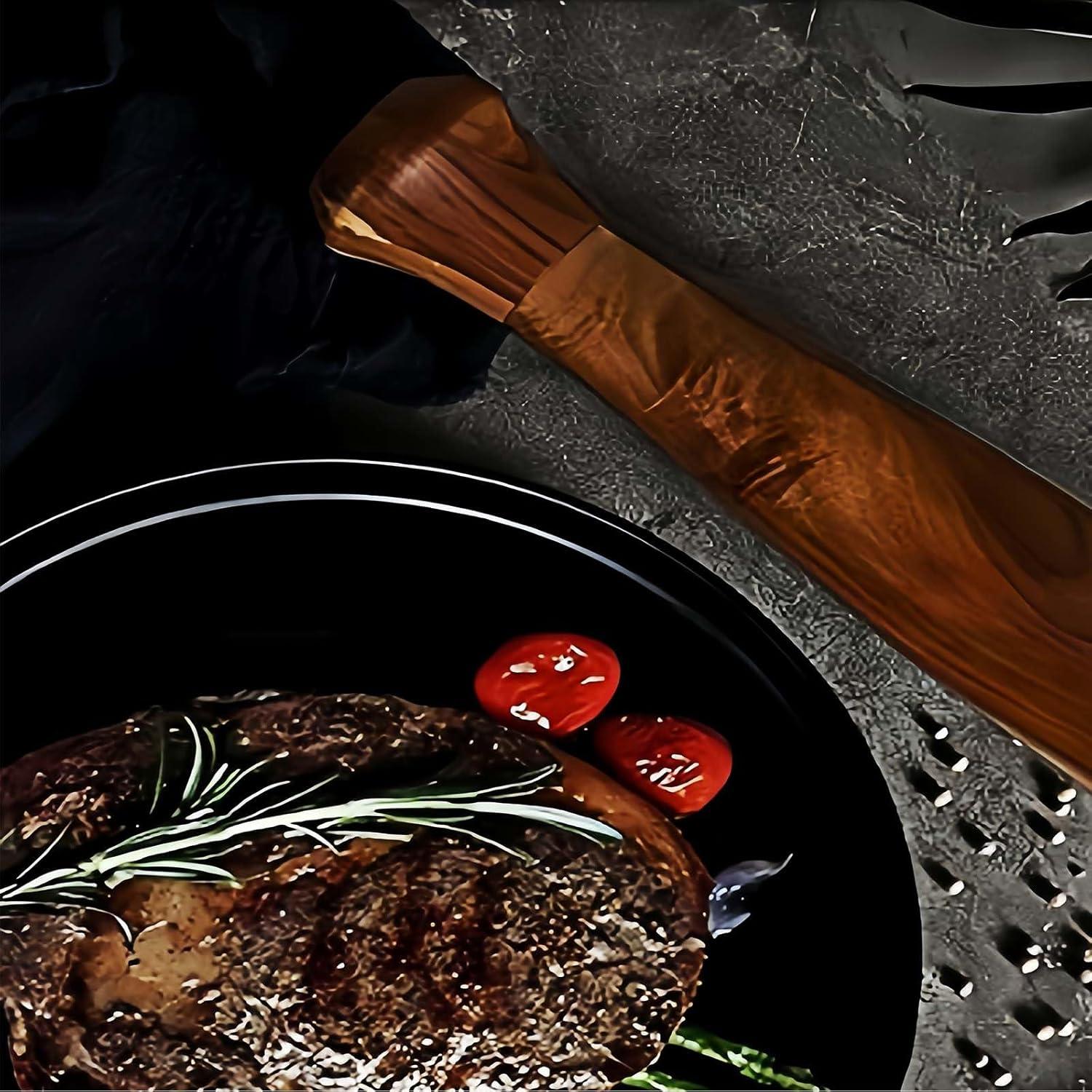 Molino de Pimienta Manual UNIOVC de Madera de Acacia 25 cm