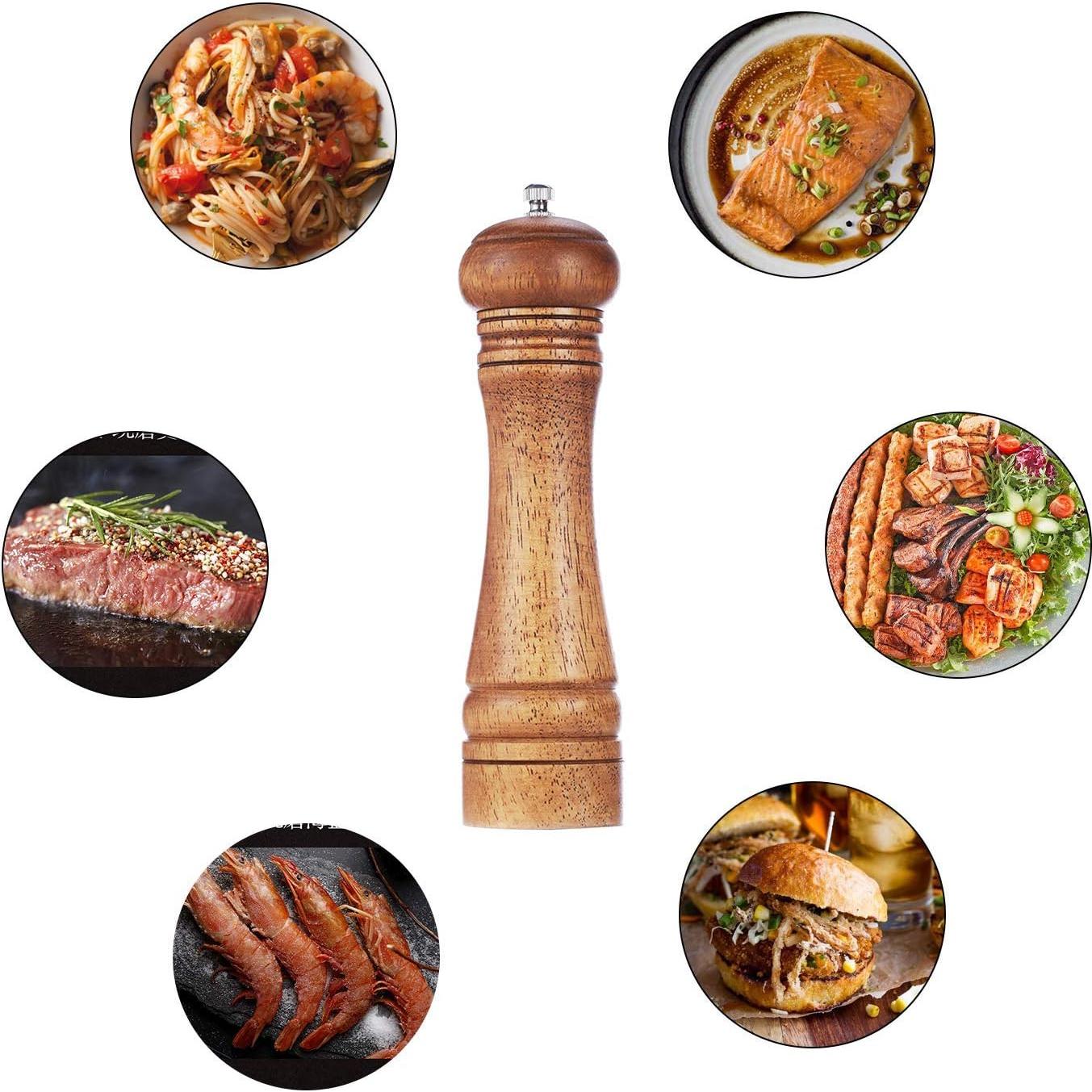 Molino de pimienta Gulex® de madera 21.5 cm ajustable