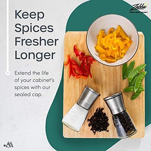 Juego de Molinillos de Sal y Pimienta Modetro 8 oz Ajustable