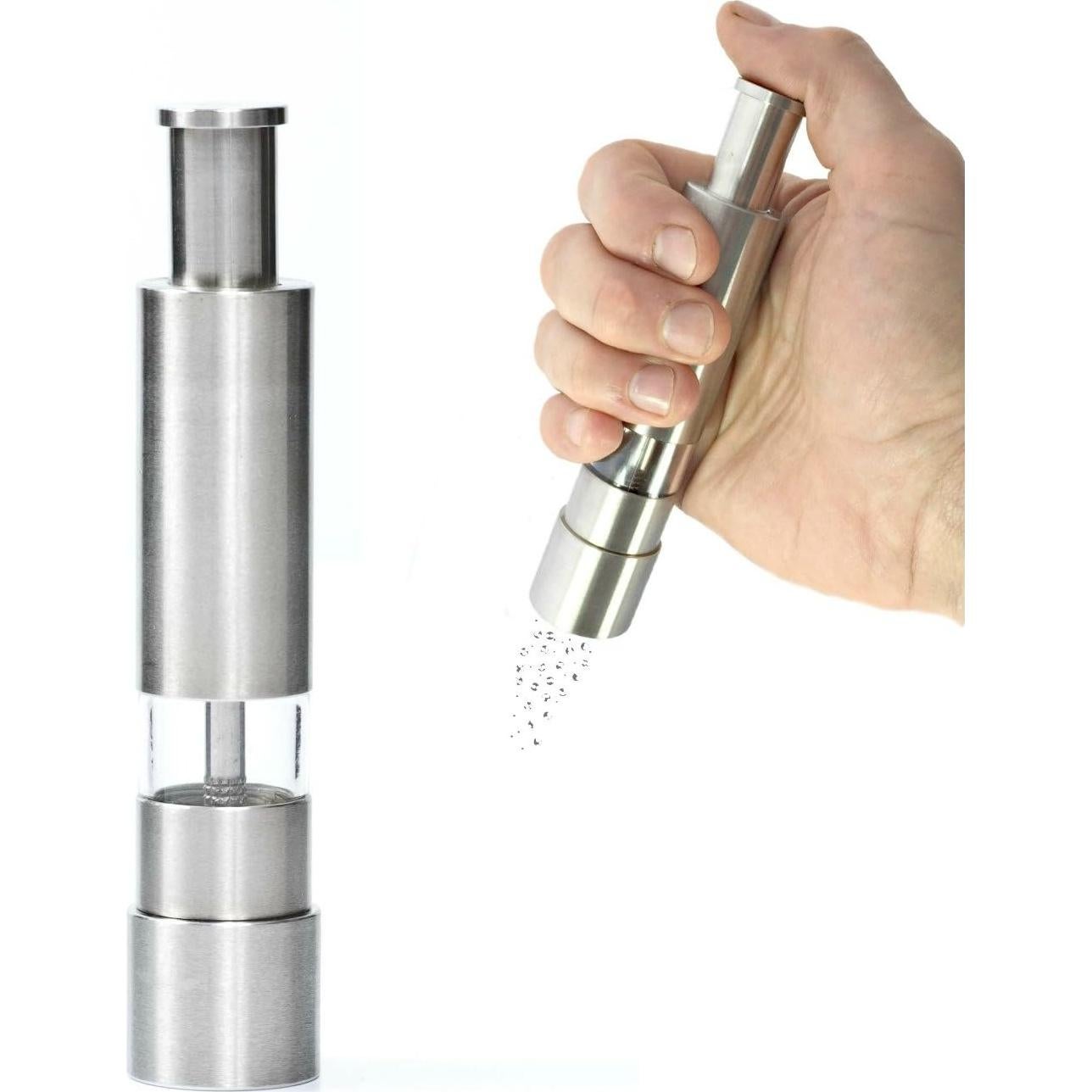 Molinillos de Sal y Pimienta Grind Gourmet Acero Inoxidable