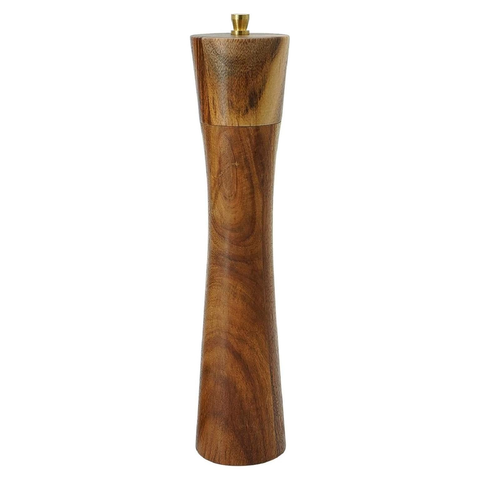 Molino de Pimienta Manual UNIOVC de Acacia 21.5 cm Ajustable