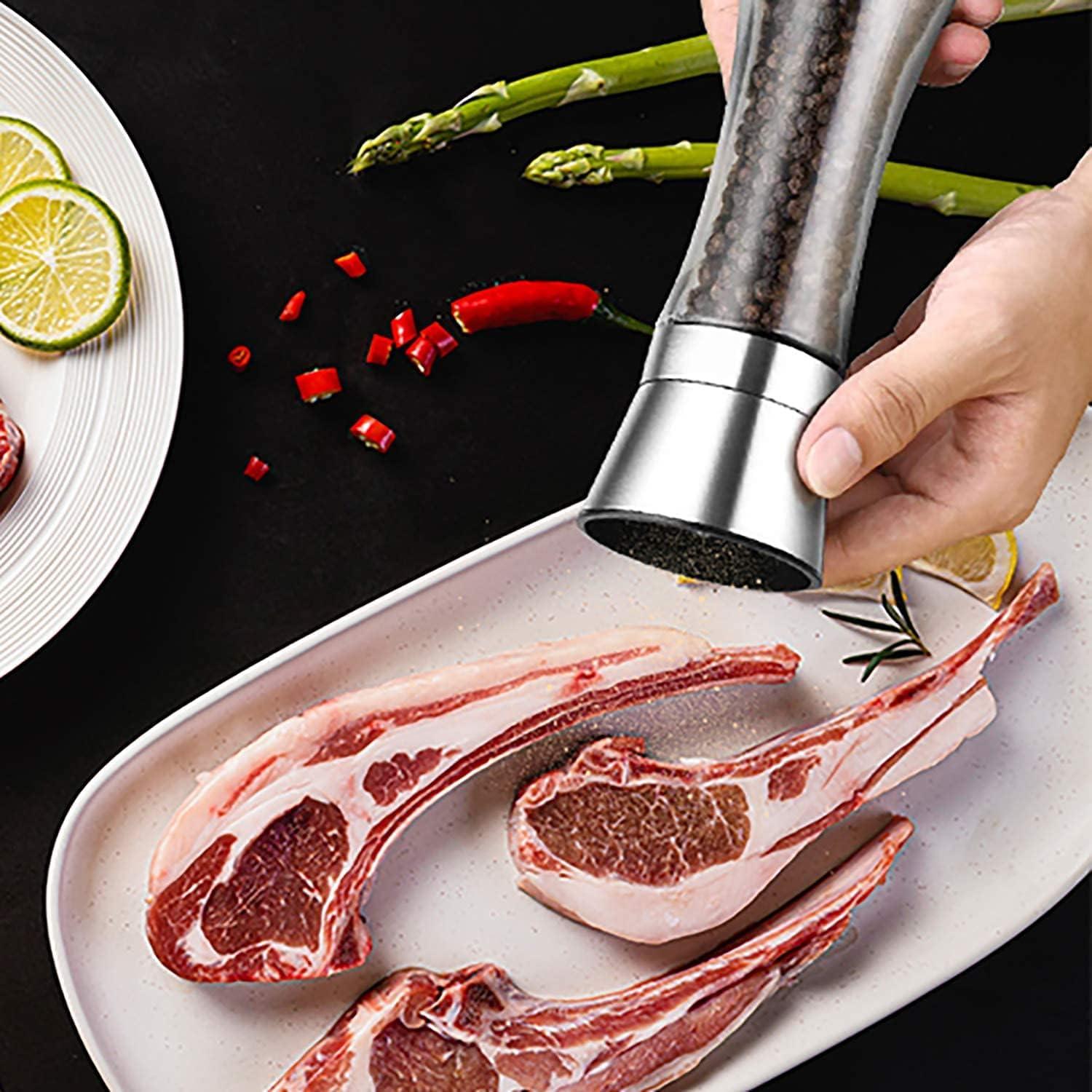 Molino de Sal y Pimienta Herda Acero Inoxidable 2 Piezas