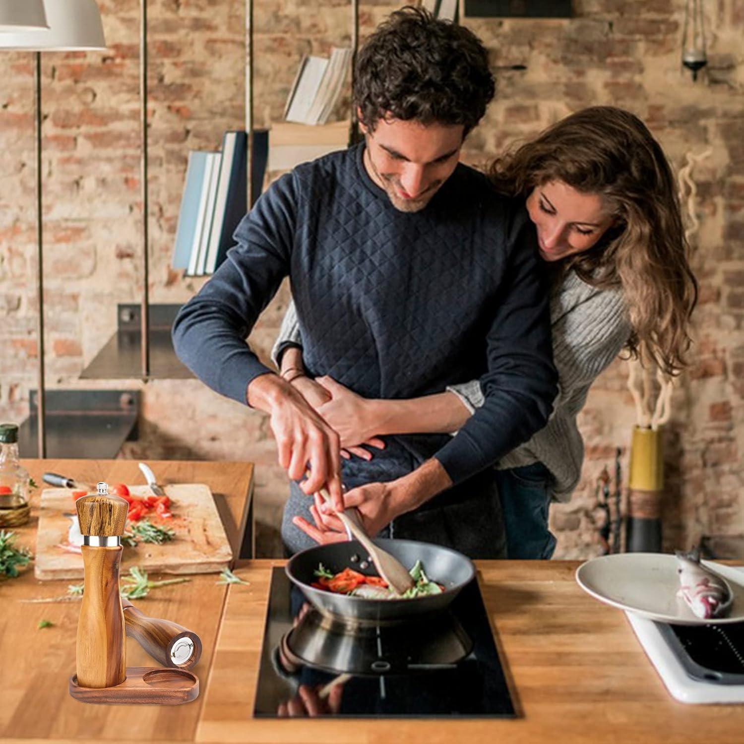 Bandeja de Madera de Acacia VanlonPro para Molinillos