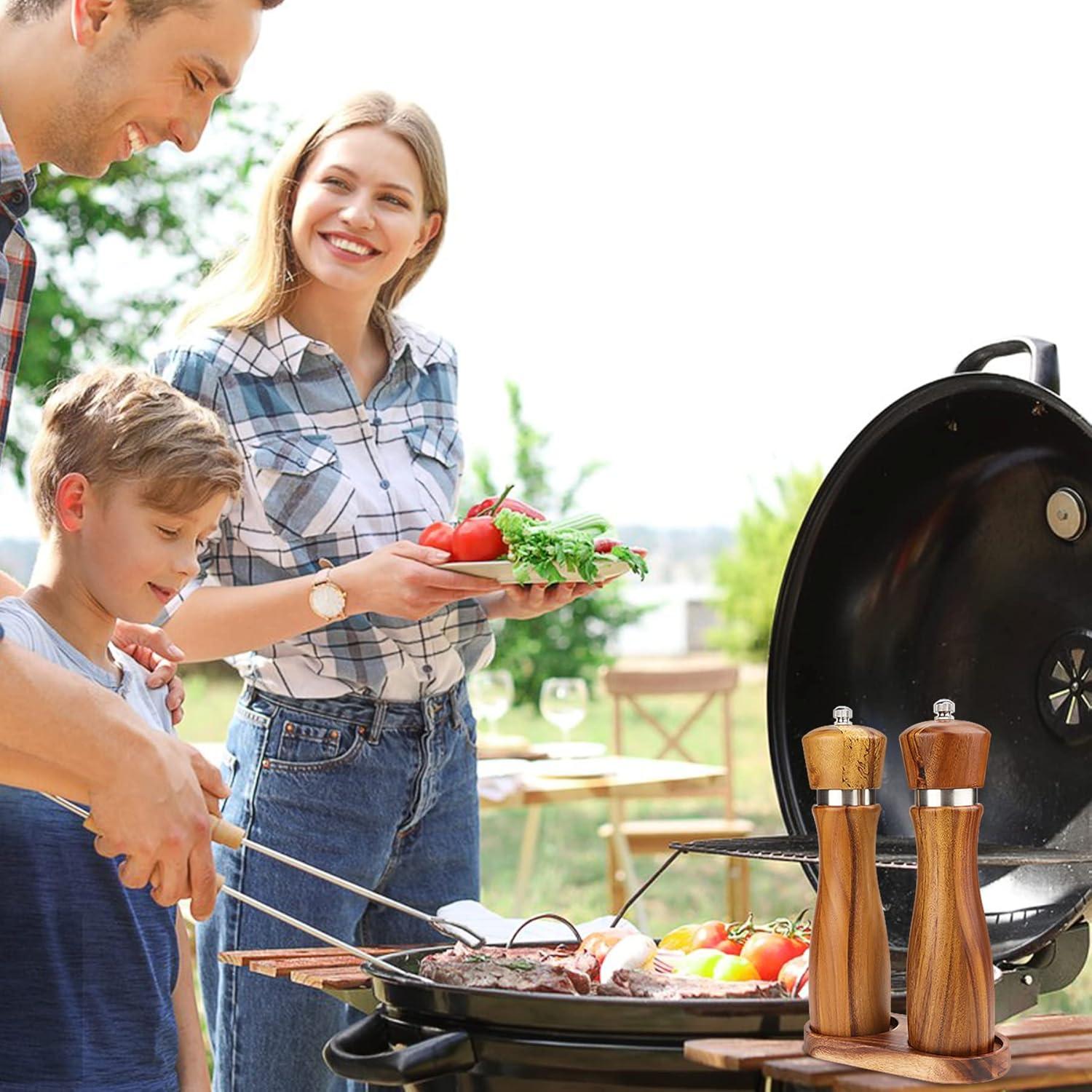 Bandeja de Madera de Acacia VanlonPro para Molinillos