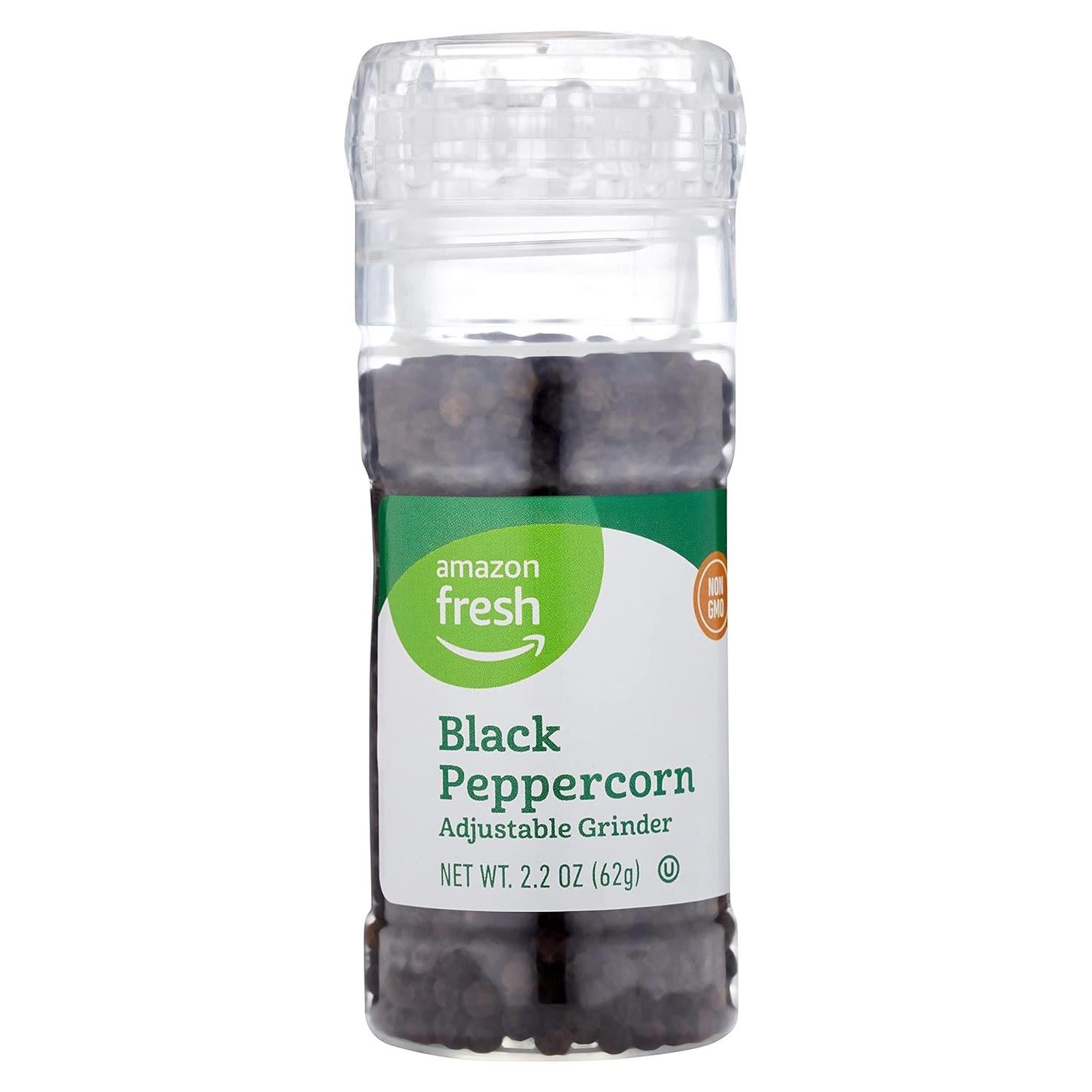 Molinillo de Pimienta Negra Amazon Fresh 62 g Ajustable