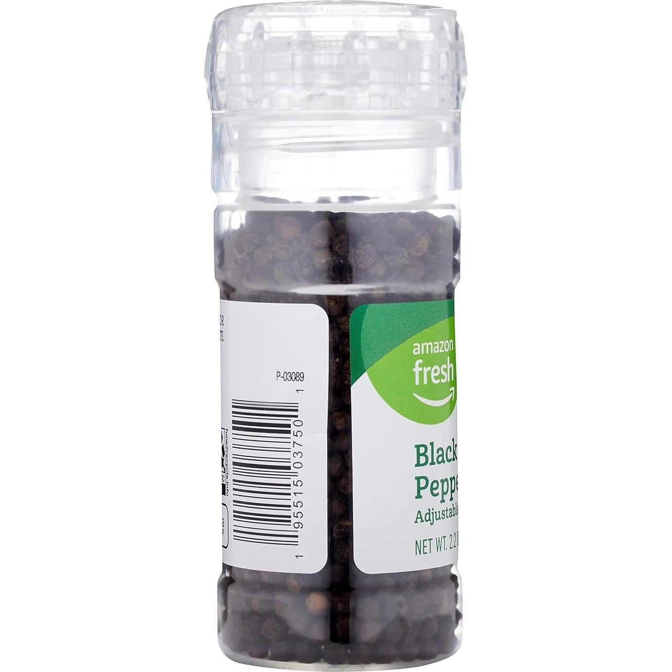 Molinillo de Pimienta Negra Amazon Fresh 62 g Ajustable