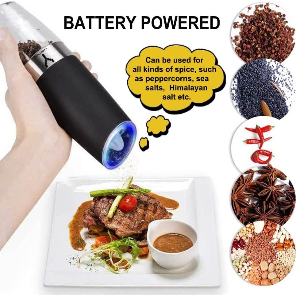 Juego de Molinillos Eléctricos YAYAYOUNG 2PACK con Luz LED