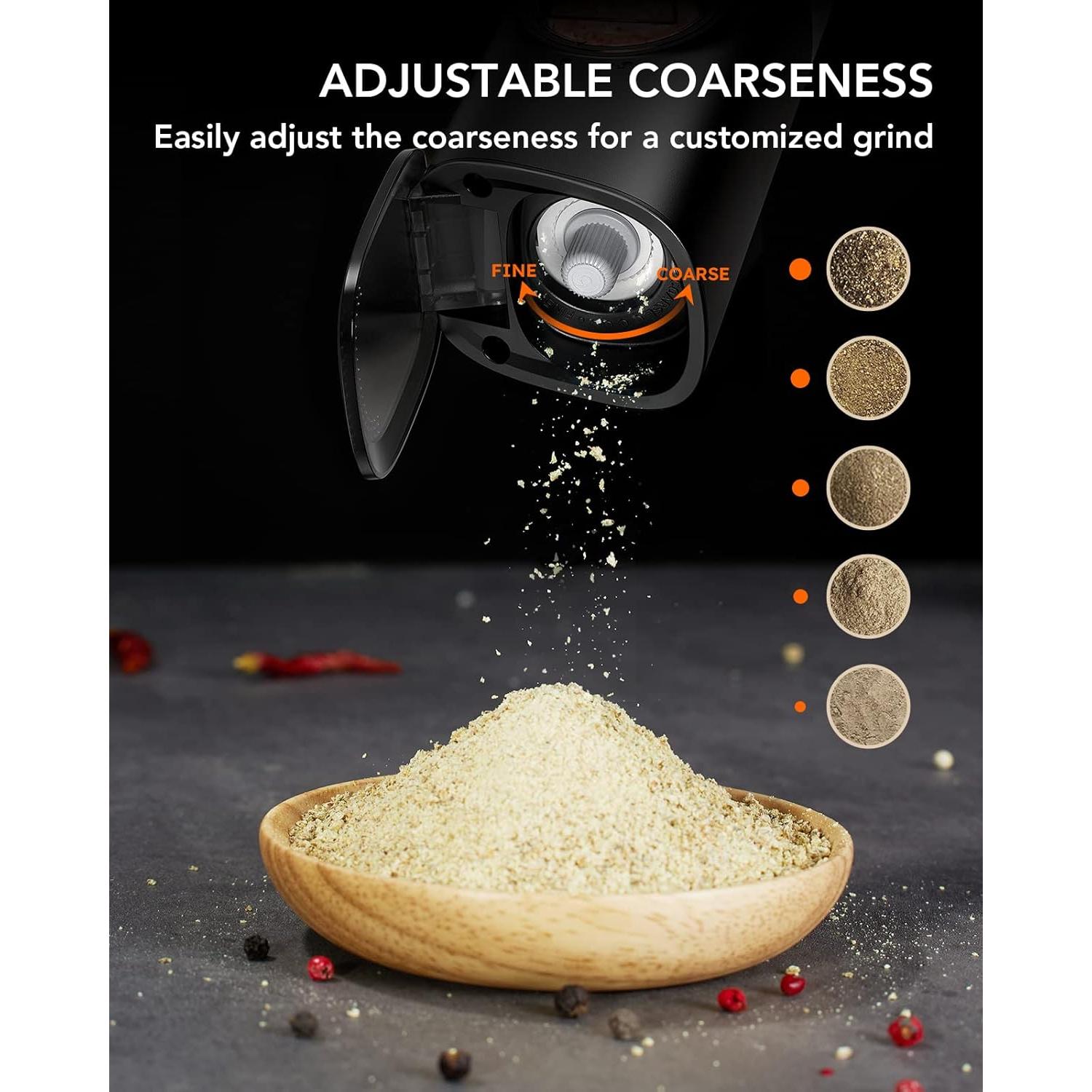 Molinillo Eléctrico de Sal y Pimienta FORLIM 2.3oz USB