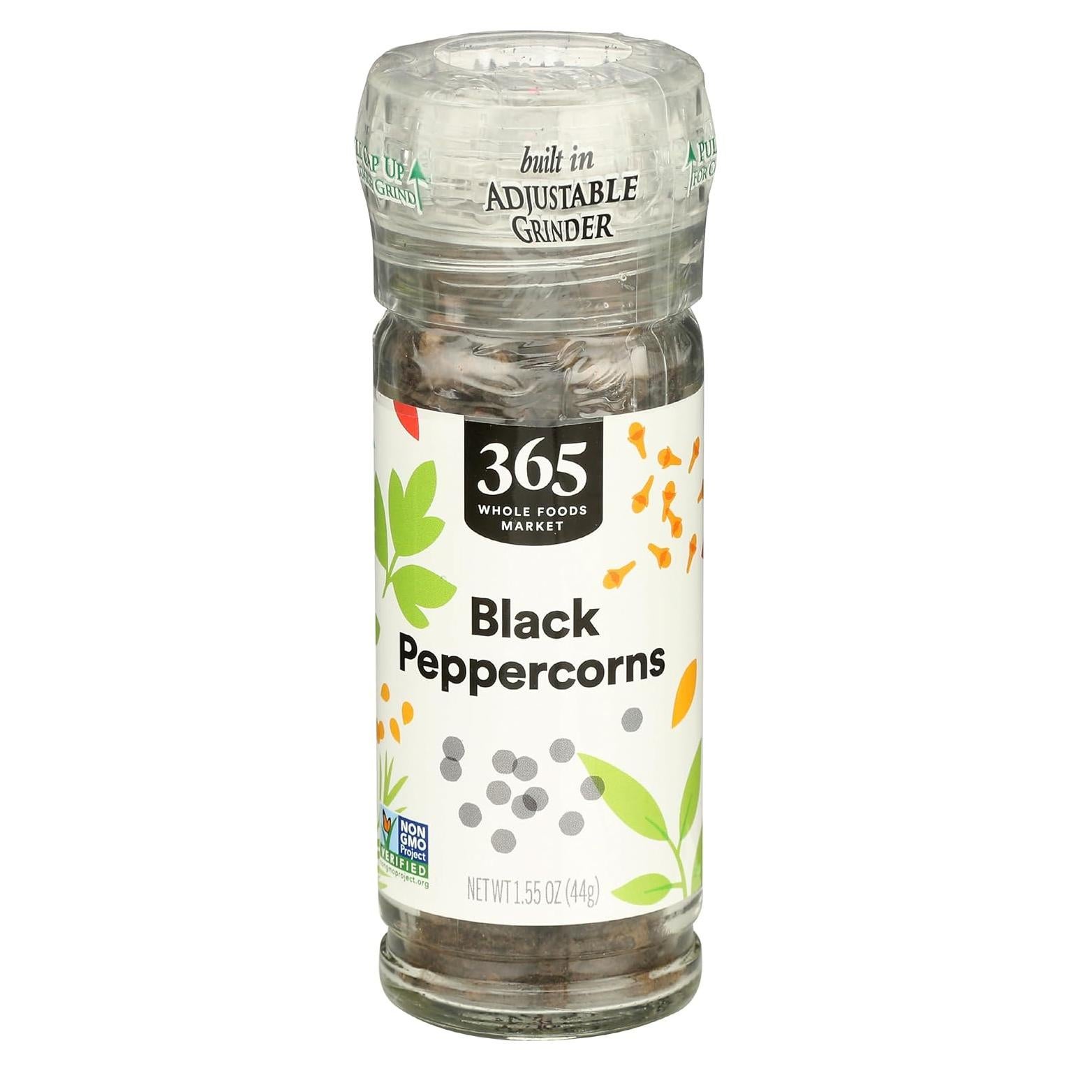 Molinillo de Pimienta Negra 365 Whole Foods 44 Gramos