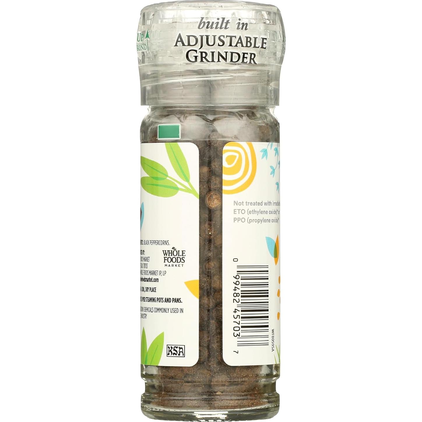 Molinillo de Pimienta Negra 365 Whole Foods 44 Gramos