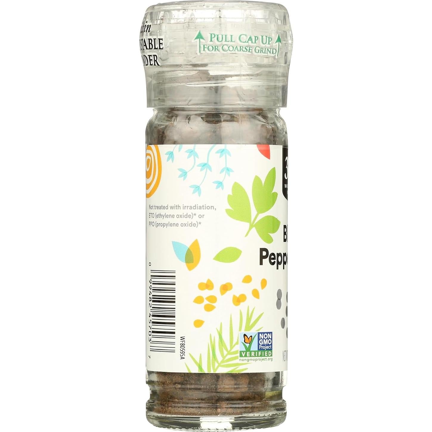 Molinillo de Pimienta Negra 365 Whole Foods 44 Gramos