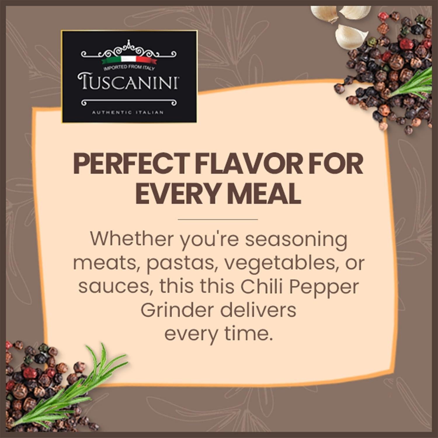 Molino de Especias Pimiento Picante Tuscanini 30 g