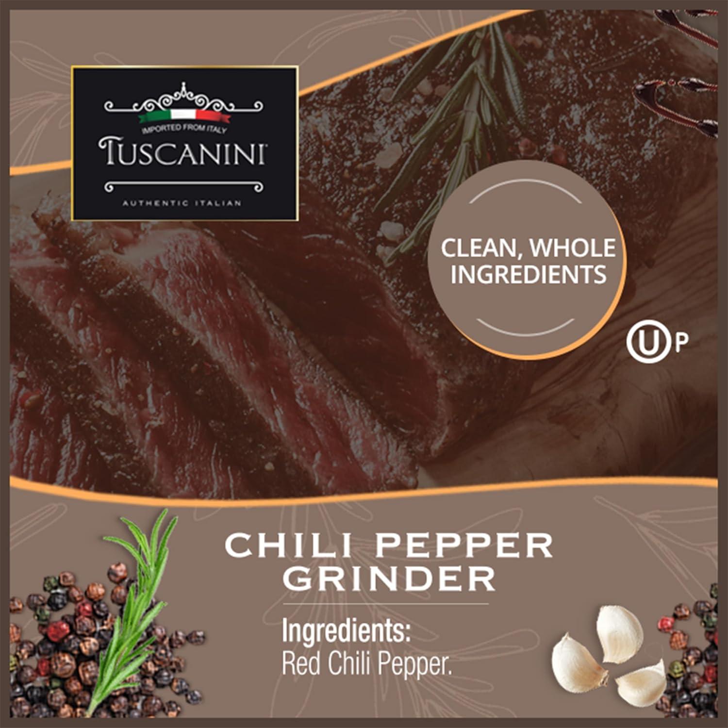 Molino de Especias Pimiento Picante Tuscanini 30 g