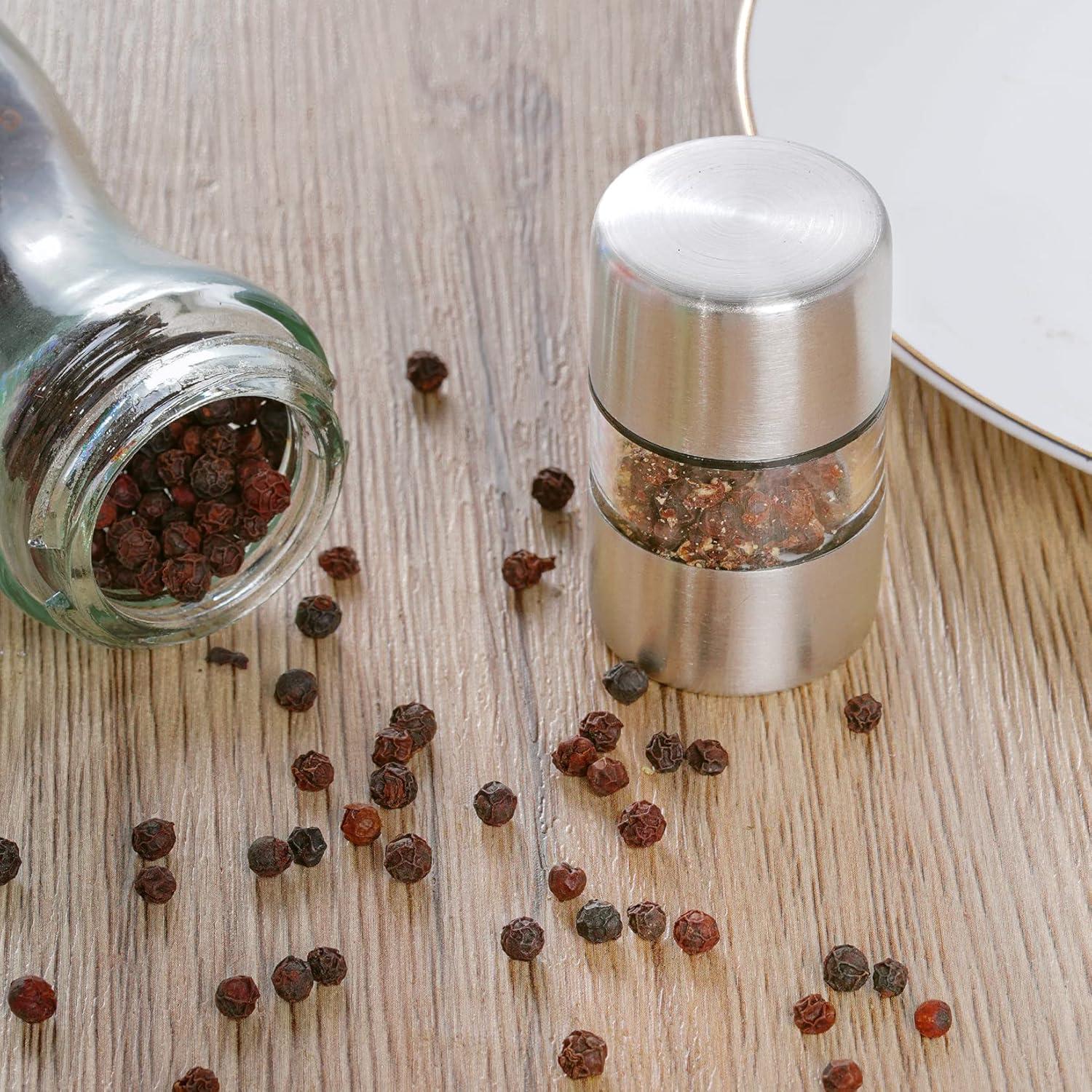 Juego de 4 Molinillos de Sal y Pimienta Miayon 5 cm