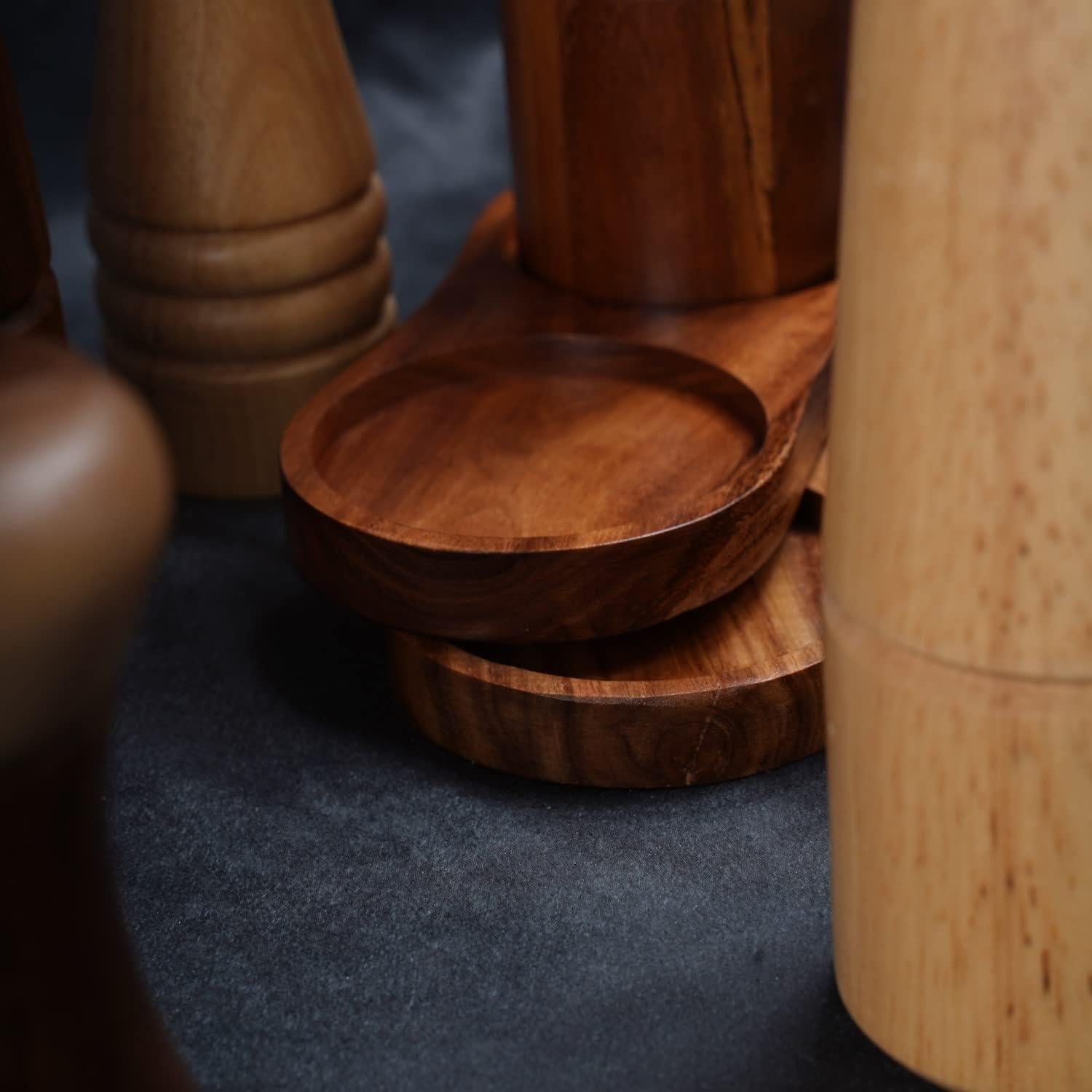 Bandeja para Molinillos de Sal y Pimienta DeroTeno 16.2x7.6cm