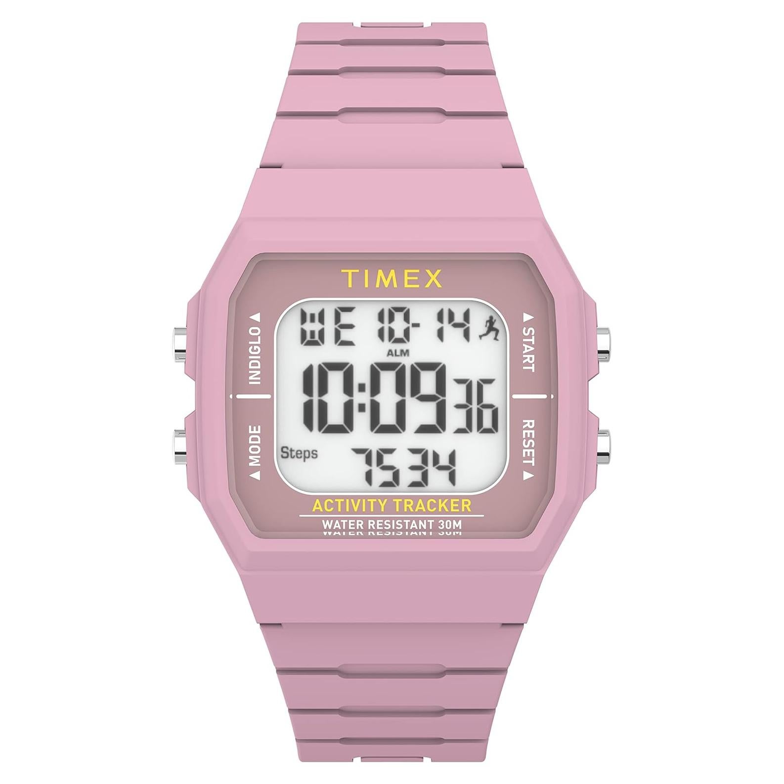 Reloj Timex Unisex Ironman Triathlon 40mm Rosa Digital