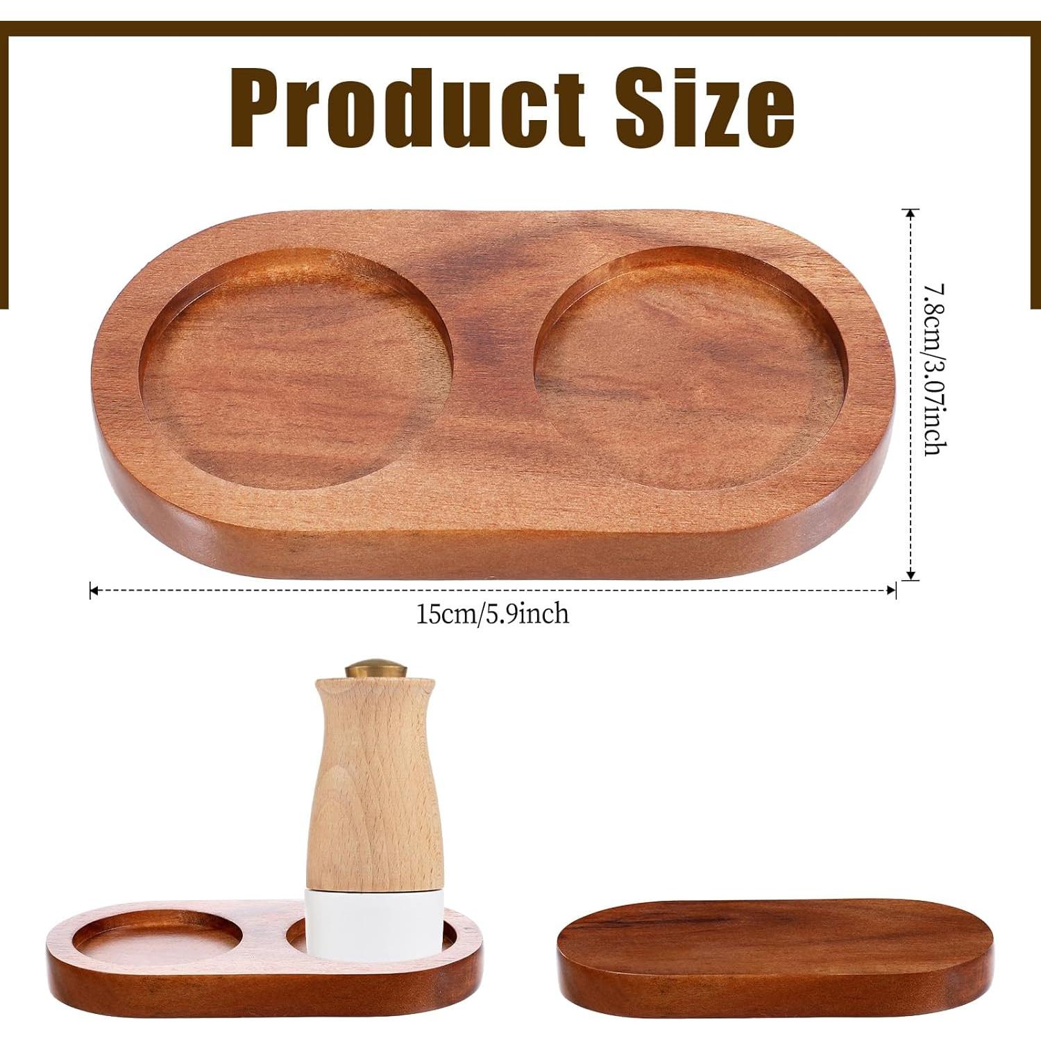Bandeja de Madera para Molinillos de Sal y Pimienta FdcLixuvol