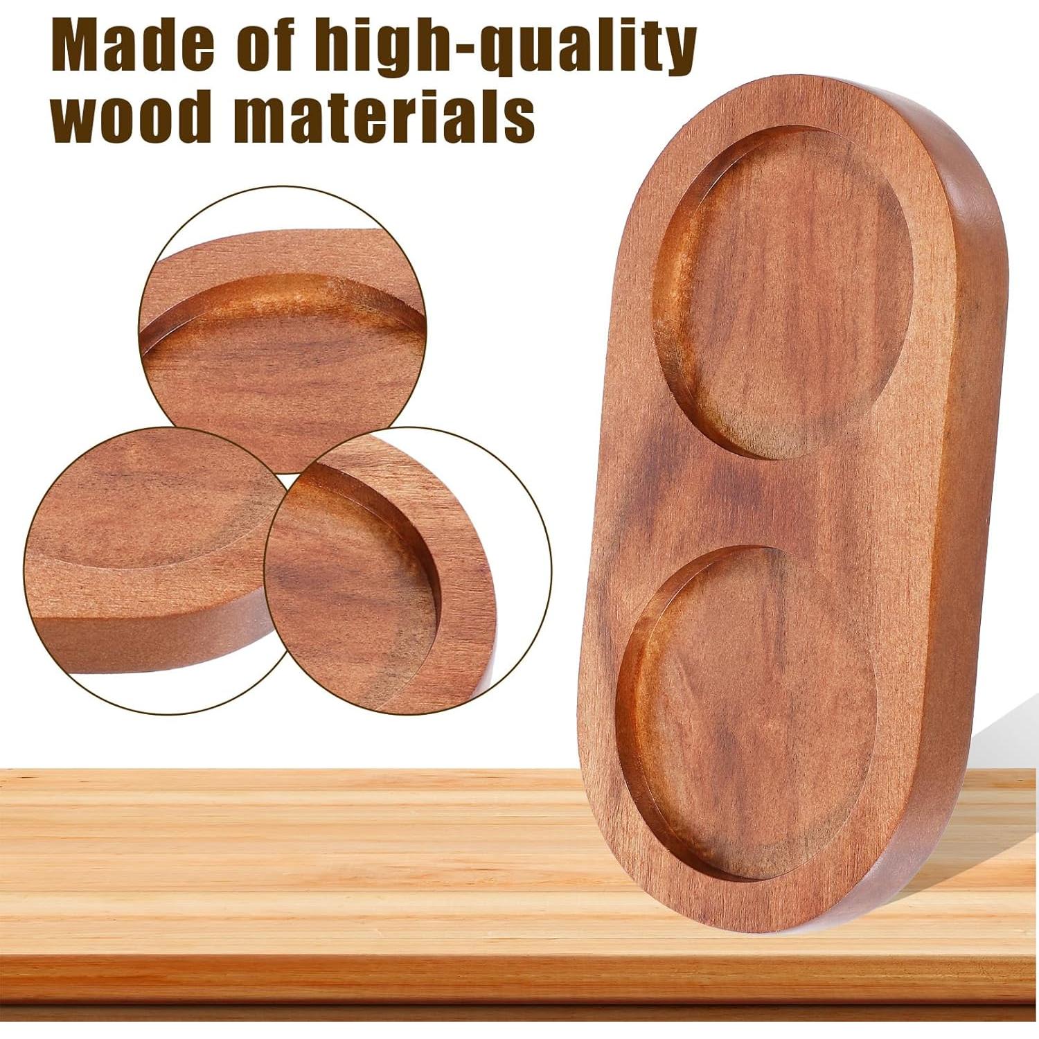 Bandeja de Madera para Molinillos de Sal y Pimienta FdcLixuvol