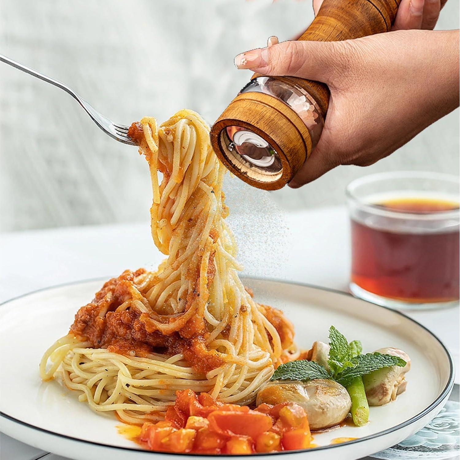 Juego de Molinillos de Sal y Pimienta GZLT 16.5 cm Manual