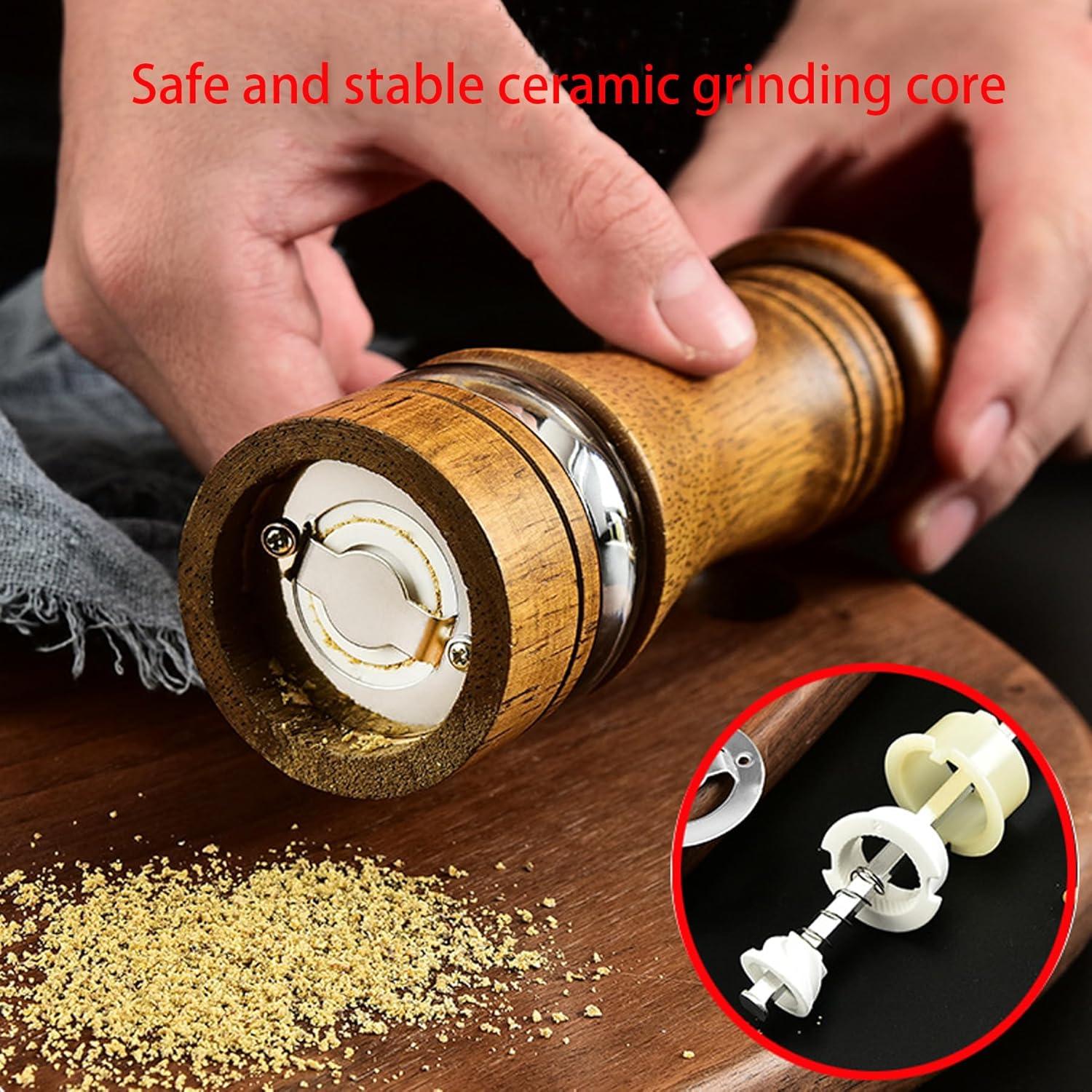 Juego de Molinillos de Sal y Pimienta GZLT 16.5 cm Manual