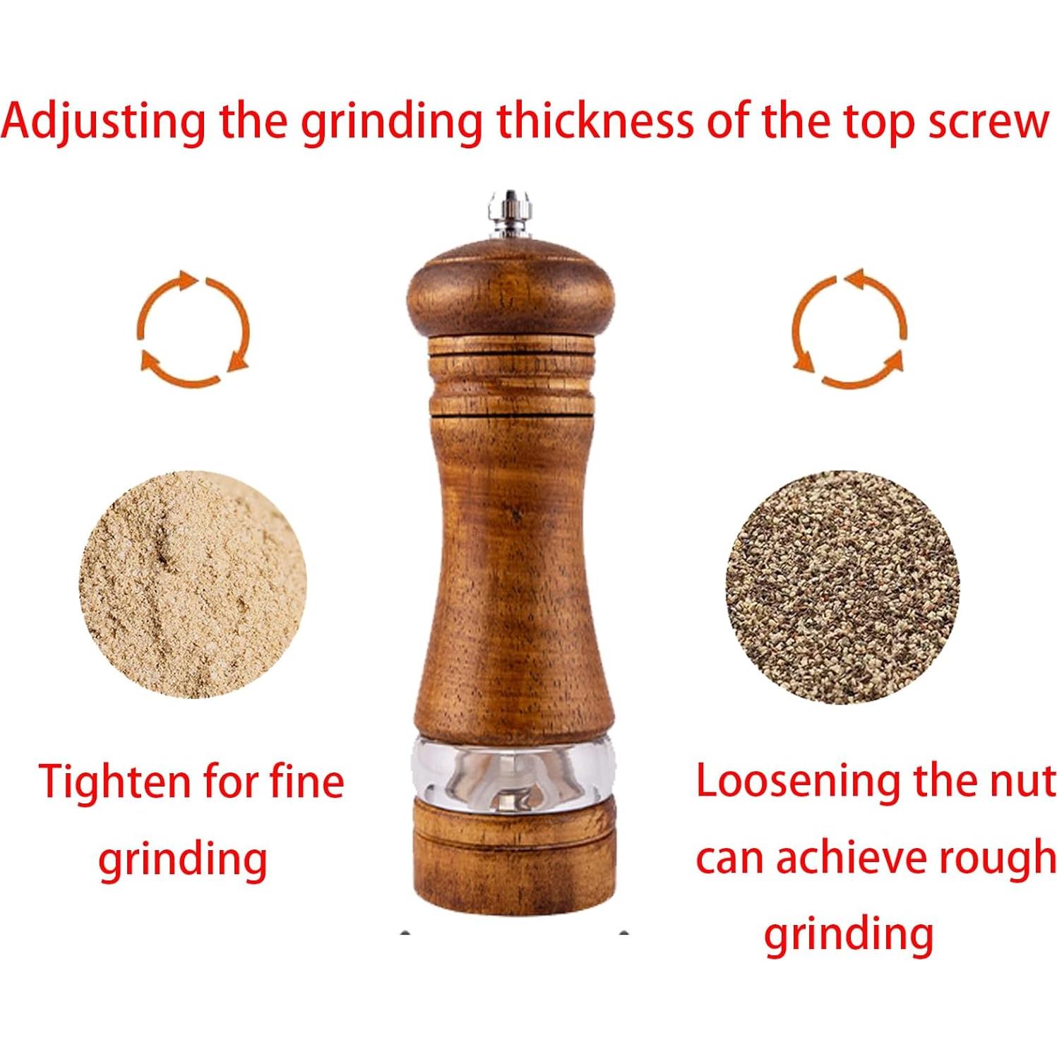 Juego de Molinillos de Sal y Pimienta GZLT 16.5 cm Manual