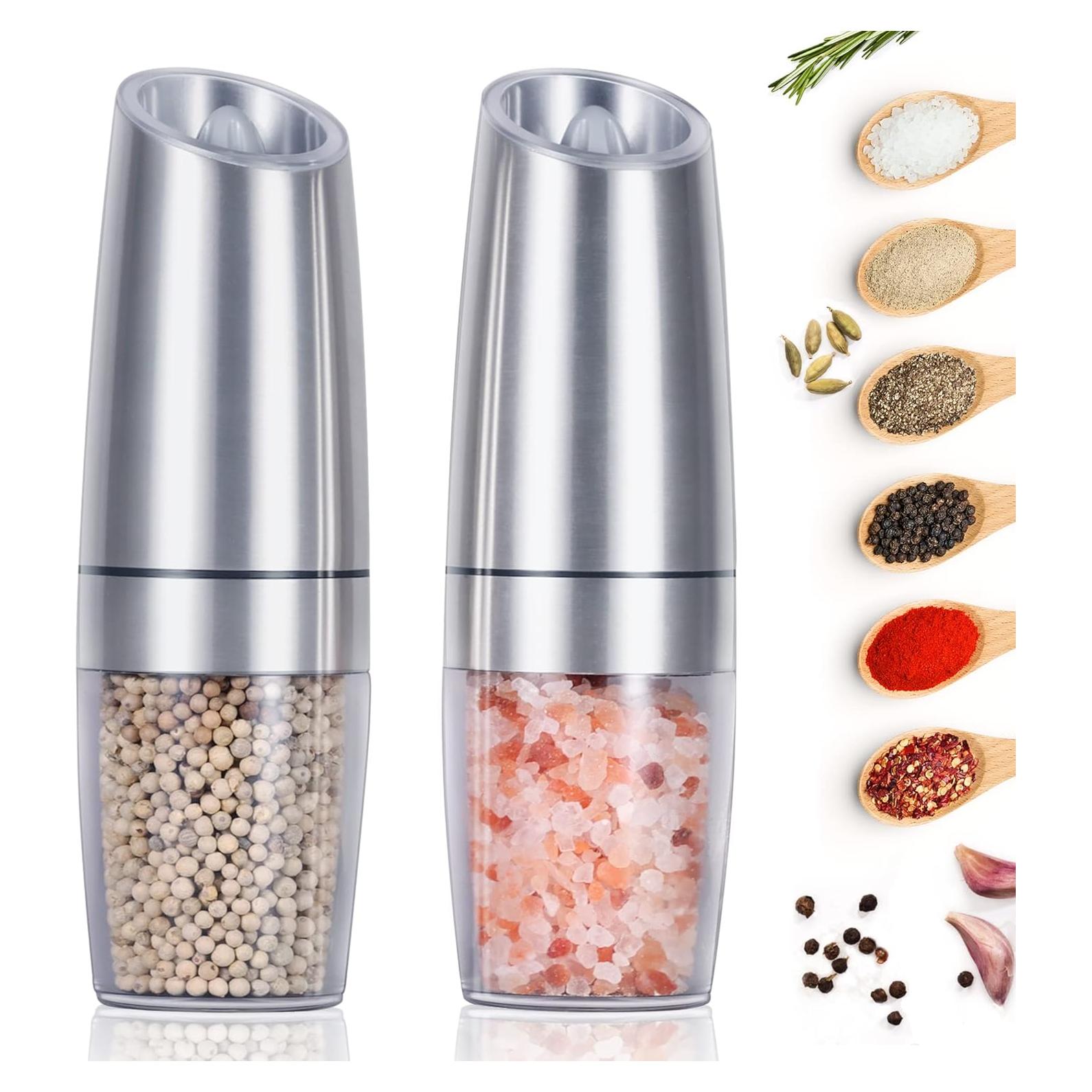Juego de Molinillos de Sal y Pimienta EasyCom Automático 2 Pzas