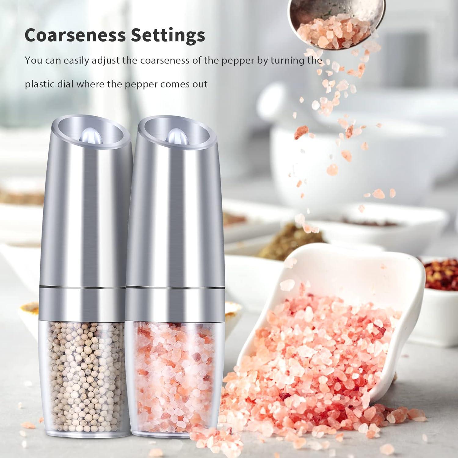 Juego de Molinillos de Sal y Pimienta EasyCom Automático 2 Pzas