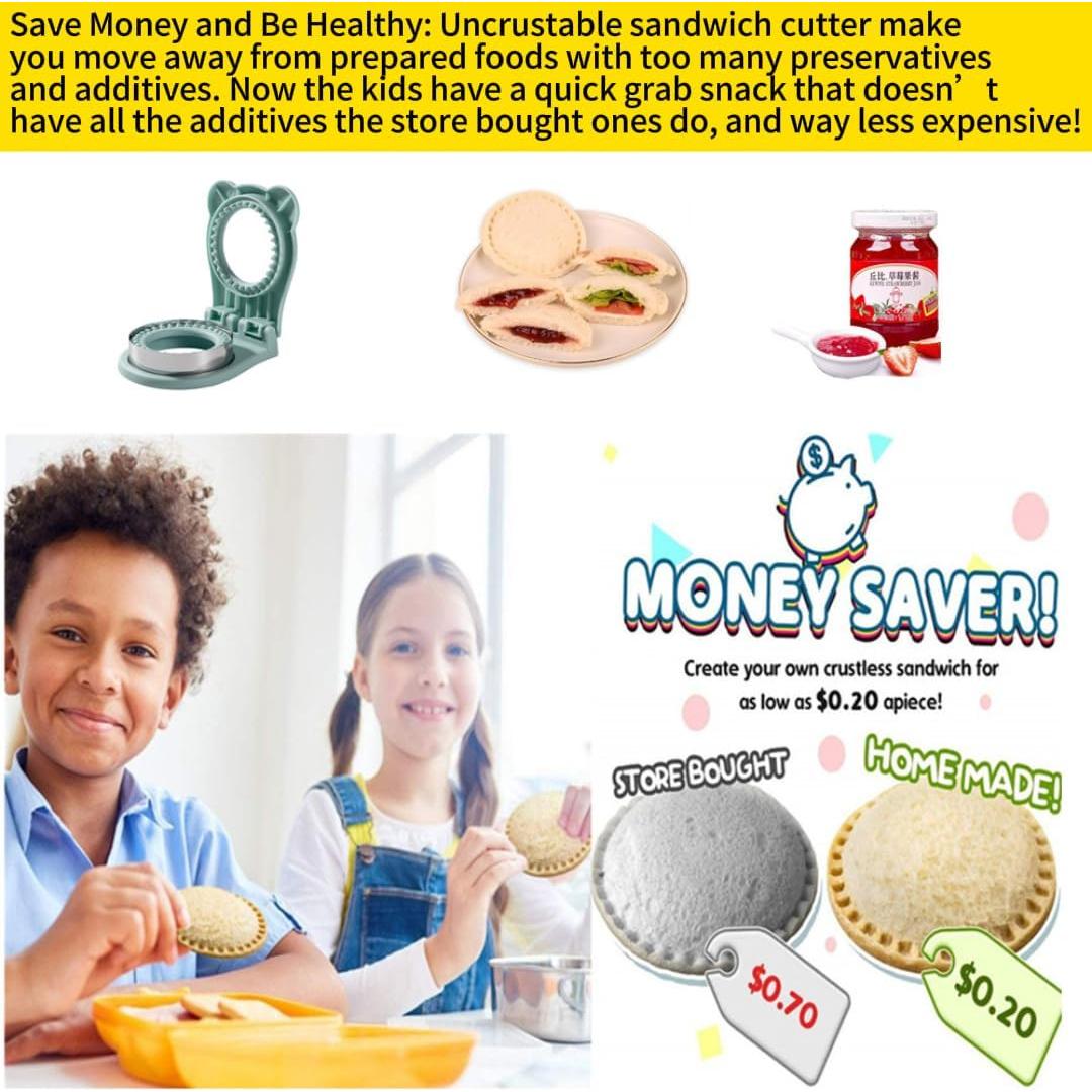 Cortador de Sándwich Uncrustable CHICHAUS 9.4 cm Azul Claro