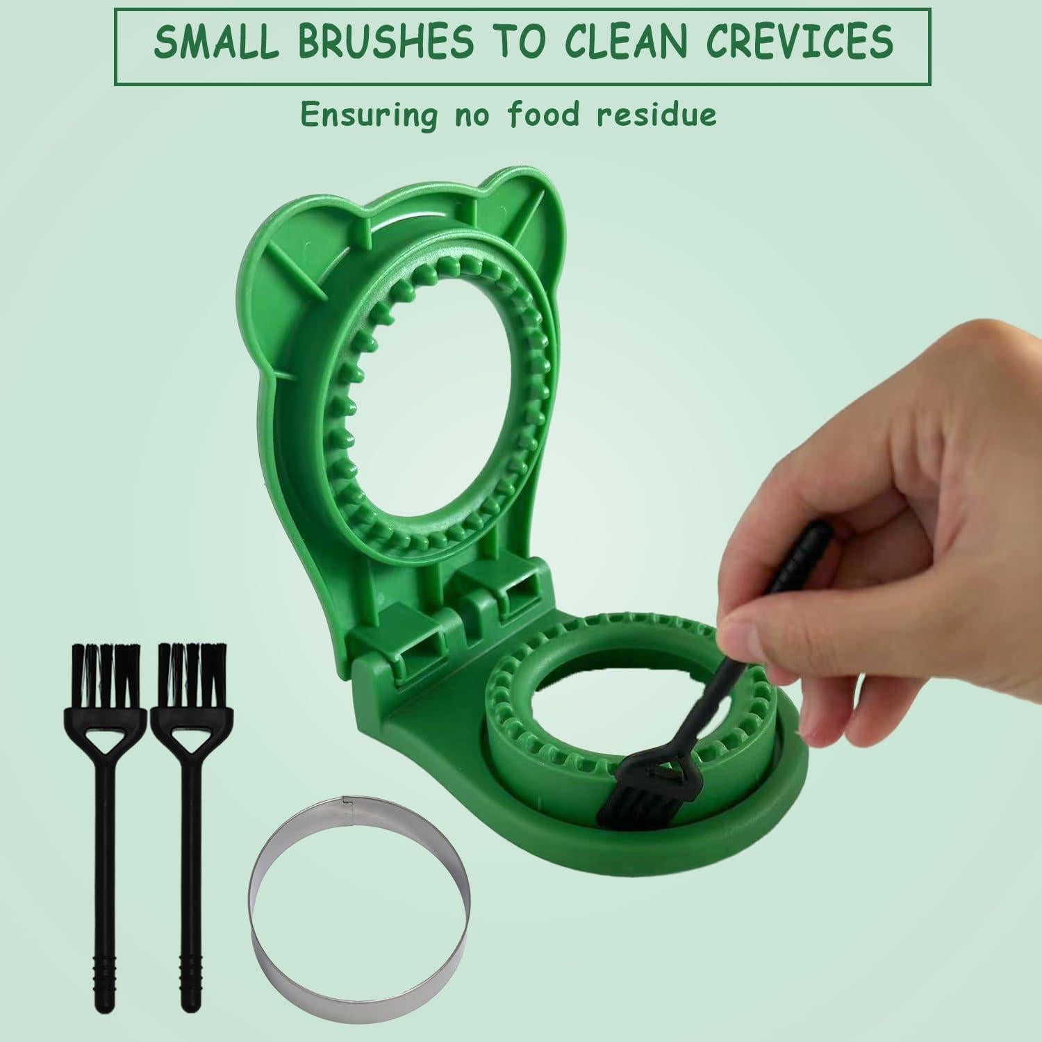 Cortador y Sellador de Sándwiches Bahtoiuy 2 Piezas Rojo