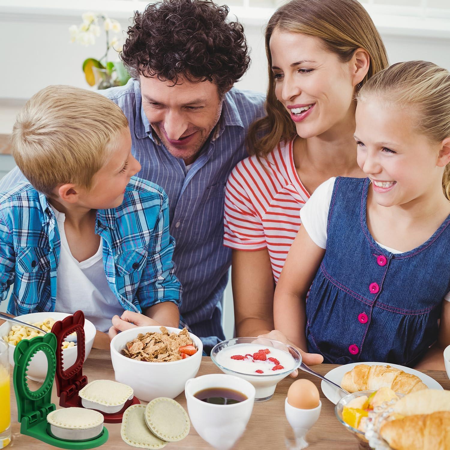 Cortador y Sellador de Sándwiches Bahtoiuy 2 Piezas Rojo