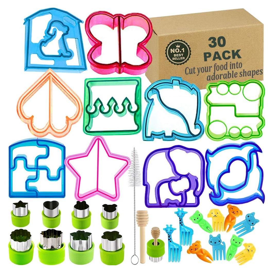 Juego de Cortadores de Sándwich IELEK para Niños 10 Piezas