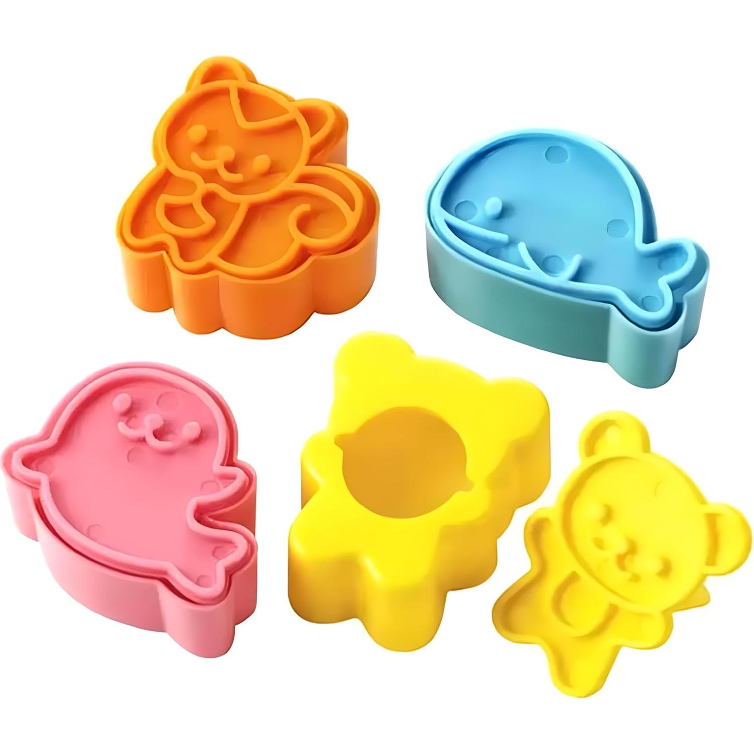 Juego de 7 cortadores de sándwich YOFAN en forma de oso